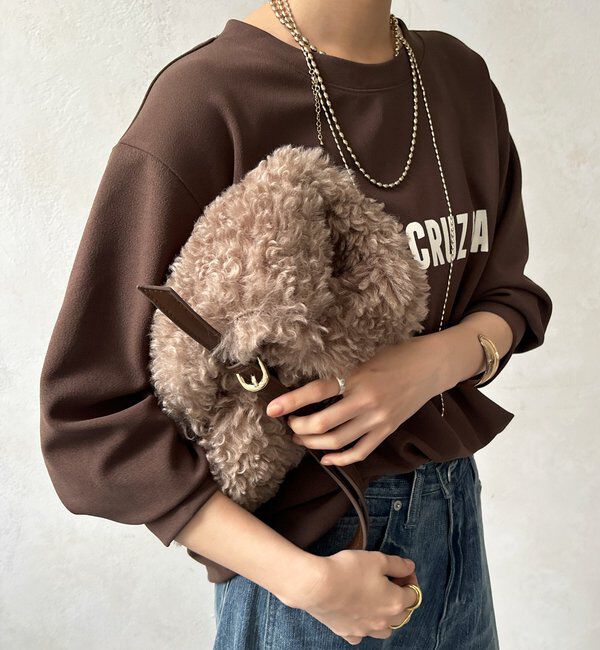  「【WEB限定】2wayベルトハンドルエコファートート」|トートバッグ|ブラウン