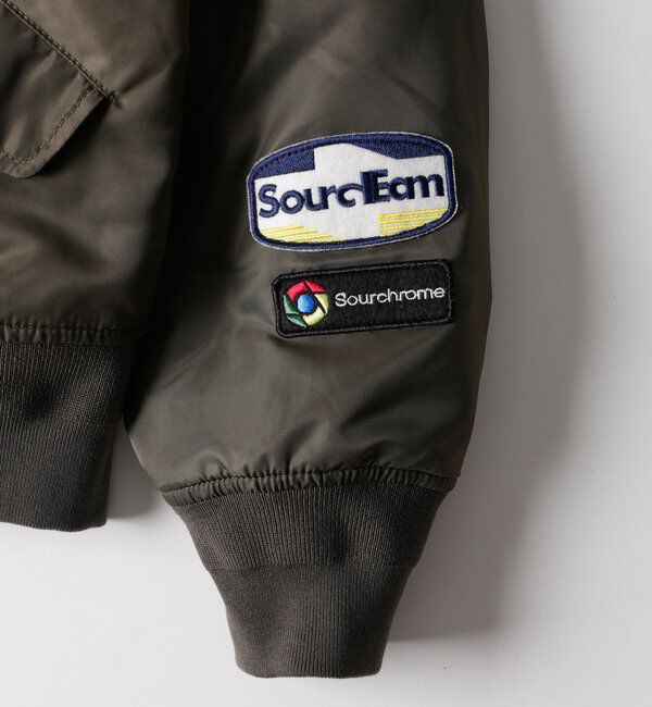  「【Sourcream】ワッペンMA1」|ブルゾン・スタジャン|