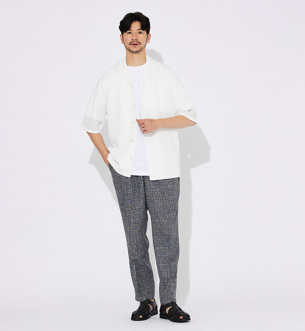 ABAHOUSE「【ロイヤルポンチ】シルクタッチ アトリエTシャツ」|Tシャツ・カットソー|