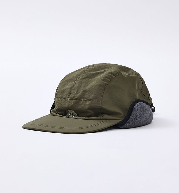 ABAHOUSE「【POLER】 NYLON FLAP CAP / ナイロン フラップ キャップ【」|その他|カーキ