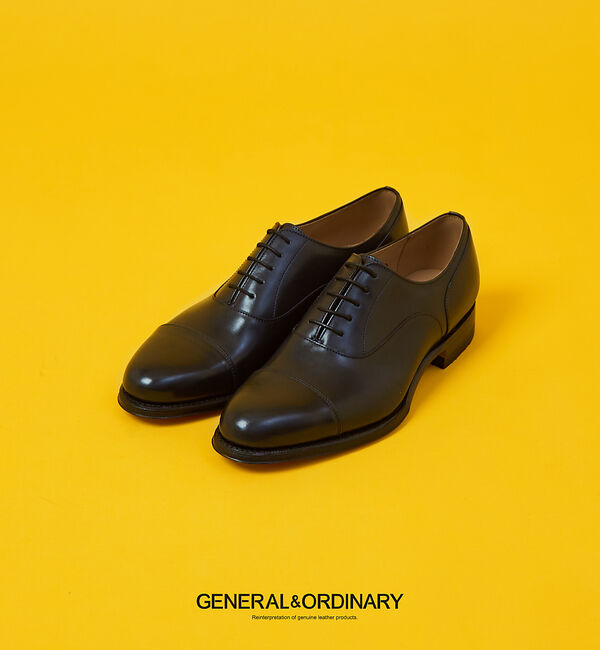 alfredoBANNISTER「【GENERAL&ORDINARY】内羽根ストレートチップシューズ」|ビジネス・ドレスシューズ|グレー