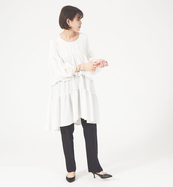 Rouge vif「【BELLE ROBE】ティアードブラウス」|シャツ・ブラウス|