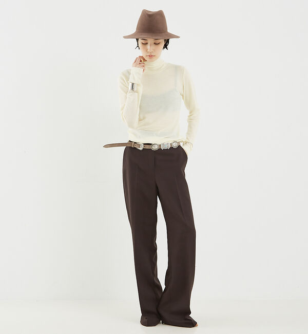 The Store by C' 「【COCUCA】シアージャージタートルプルオーバー」|Tシャツ・カットソー|