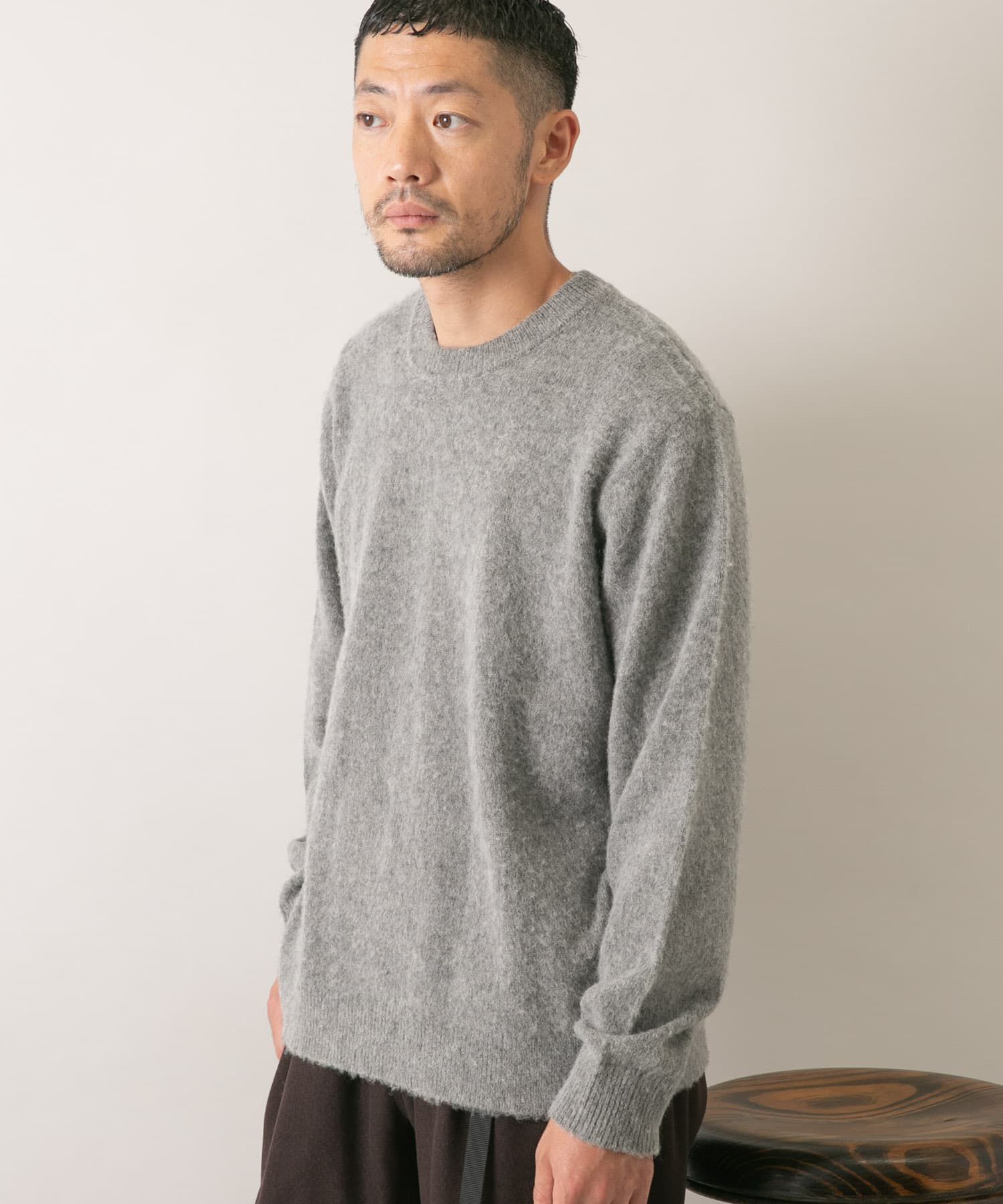 URBAN RESEARCH ROSSO「『XLサイズあり』ウールシャギーニット」|ニット・セーター|