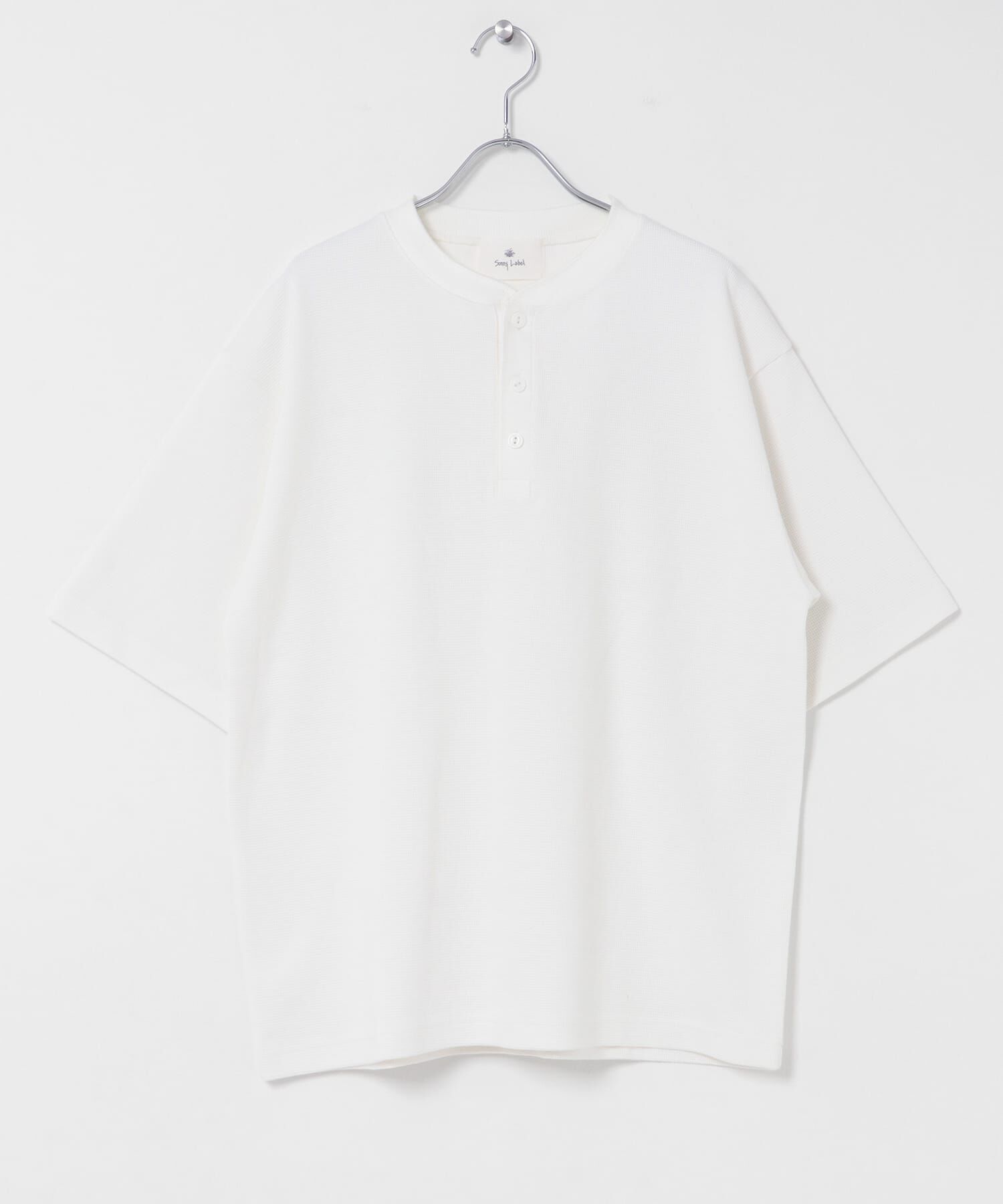 Sonny Label 「ワッフルヘンリーネックTシャツ」|Tシャツ・カットソー|