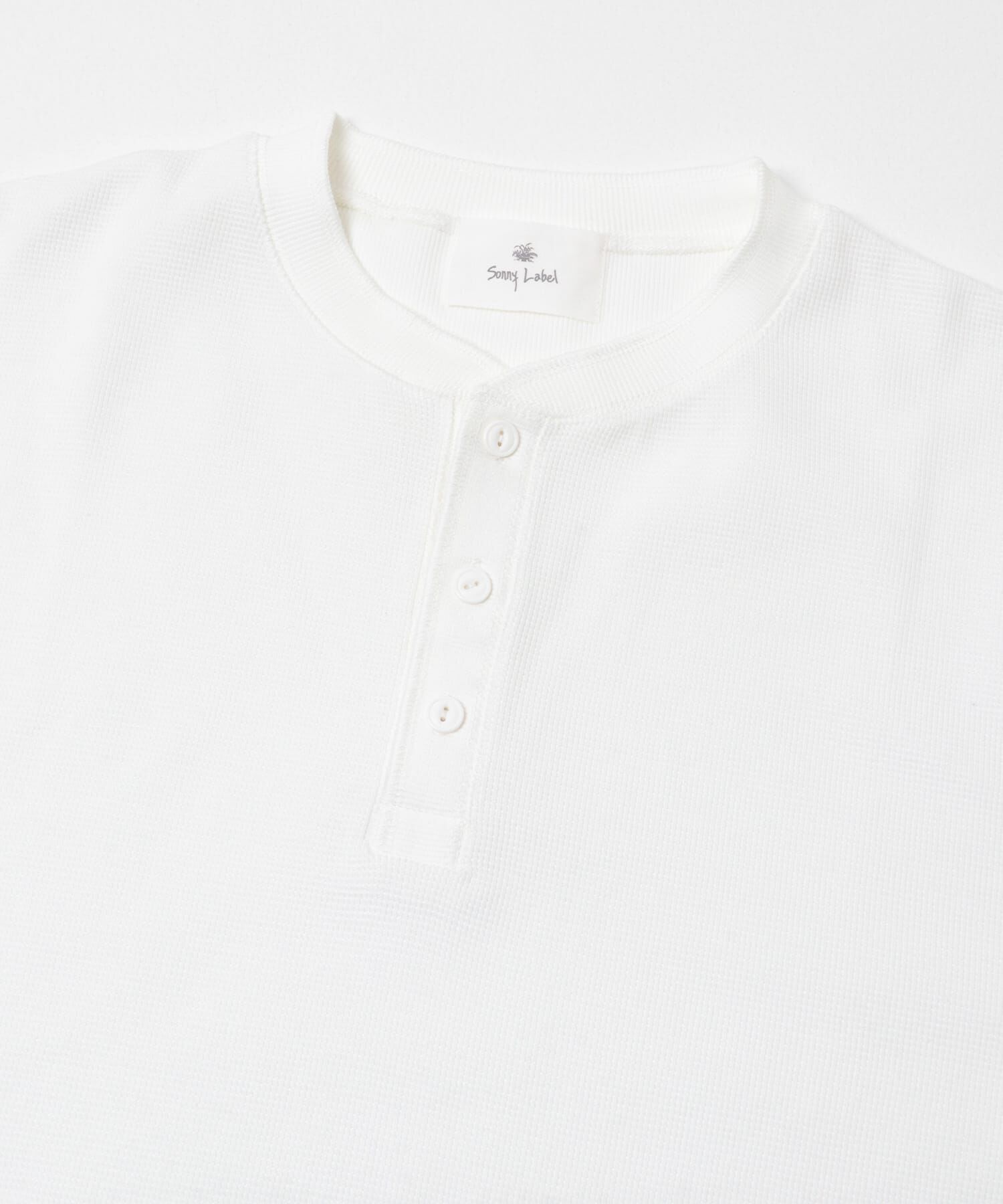 Sonny Label 「ワッフルヘンリーネックTシャツ」|Tシャツ・カットソー|