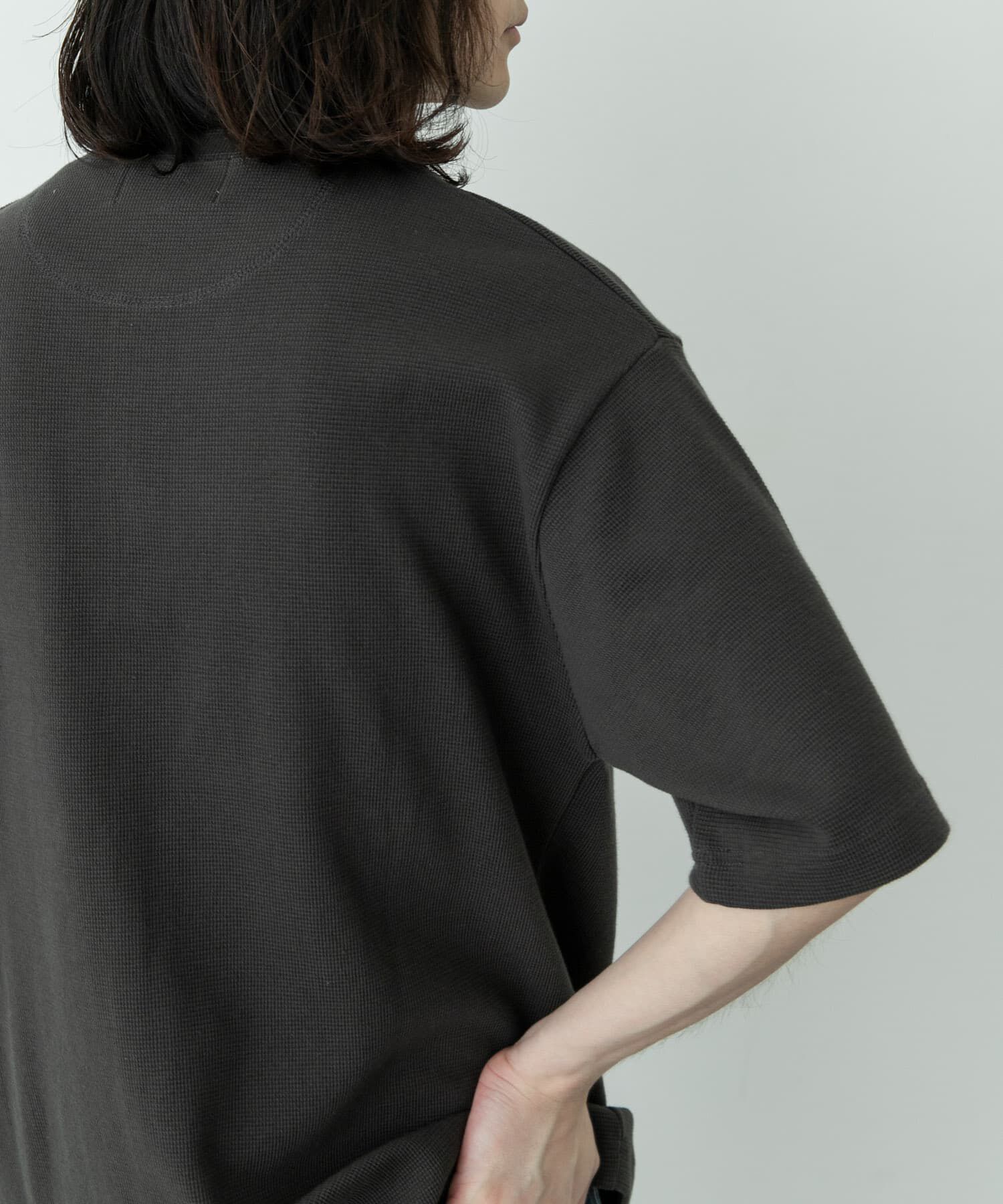 Sonny Label 「ワッフルヘンリーネックTシャツ」|Tシャツ・カットソー|