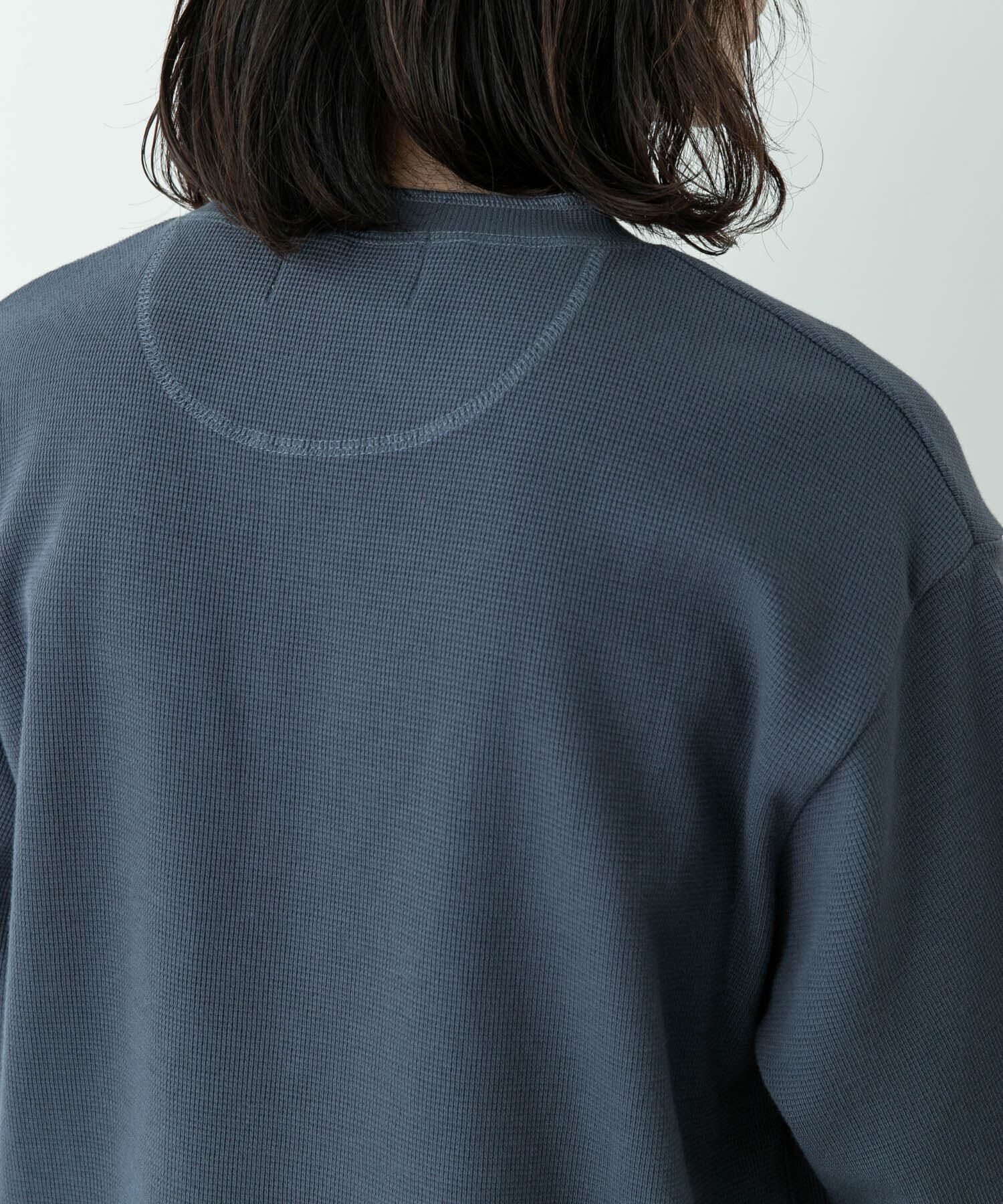 Sonny Label 「ワッフルヘンリーネックTシャツ」|Tシャツ・カットソー|