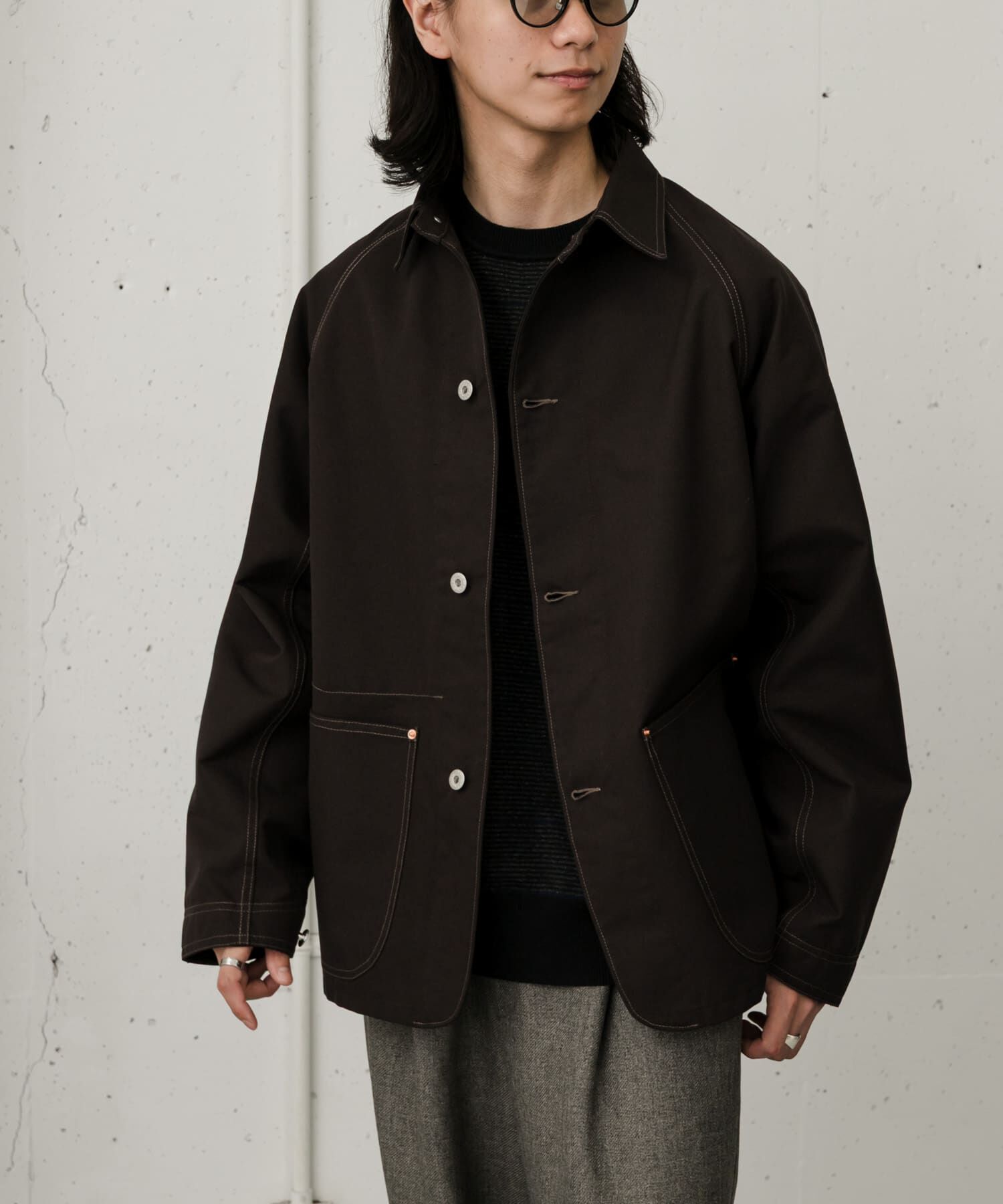 URBAN RESEARCH DOORS「FORK&SPOON　PEダックカバーオール」|その他|ブラウン