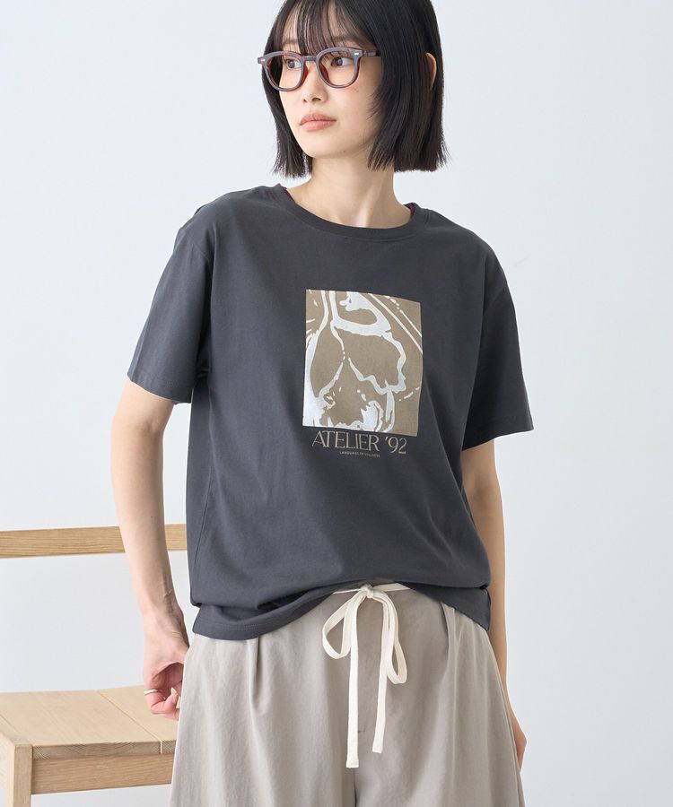 AMERICAN HOLIC「フォト&レタリングプリントTシャツ」|Tシャツ・カットソー|
