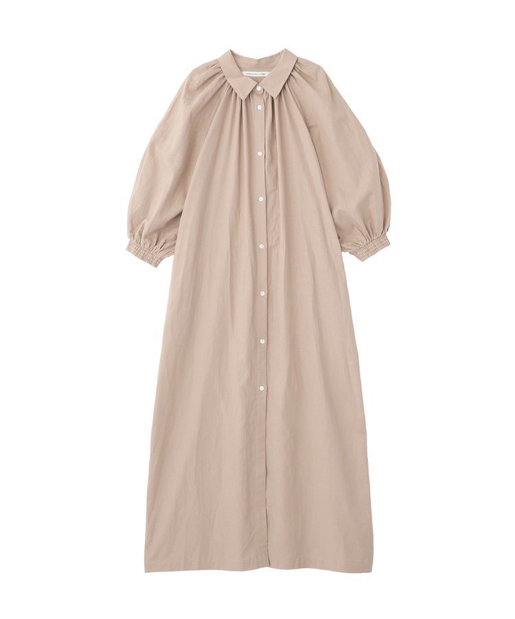 GARAGE OF GOOD CLOTHING「リネン袖ボリュームワンピース」|ワンピース|Gray Beige