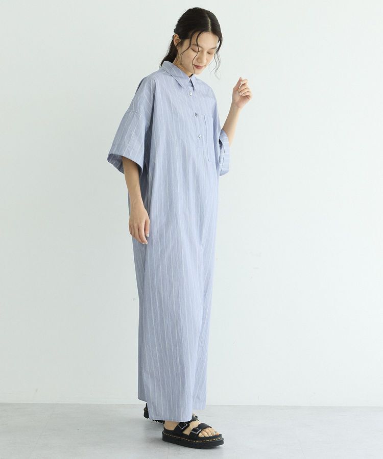 GARAGE OF GOOD CLOTHING「【日本製】ストライプスキッパーワンピース」|ワンピース|
