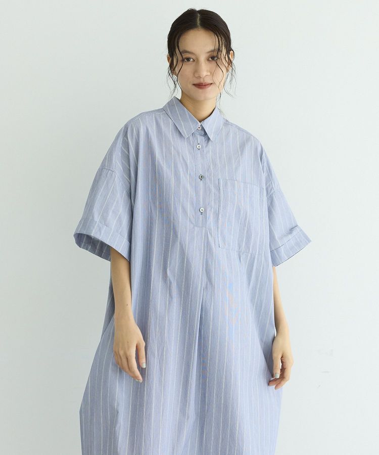 GARAGE OF GOOD CLOTHING「【日本製】ストライプスキッパーワンピース」|ワンピース|