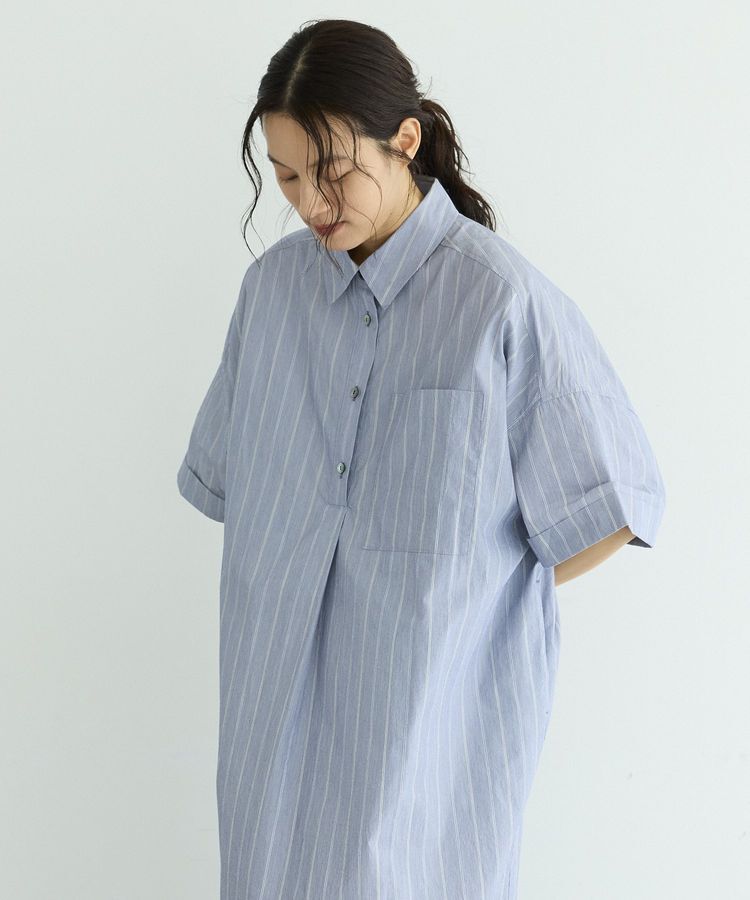 GARAGE OF GOOD CLOTHING「【日本製】ストライプスキッパーワンピース」|ワンピース|