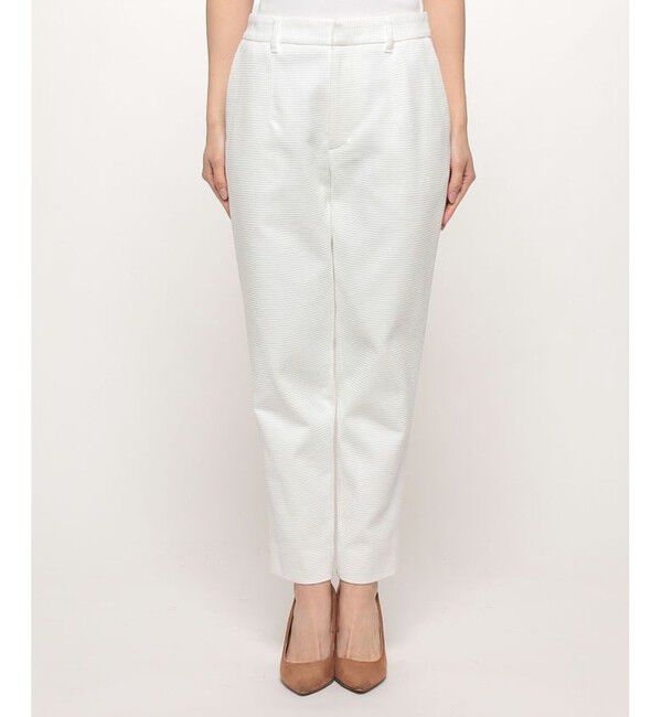 LOULOU WILLOUGHBY「【LOULOU WILLOUGHBY】ドビーストレッチテーパードパンツ」|その他|