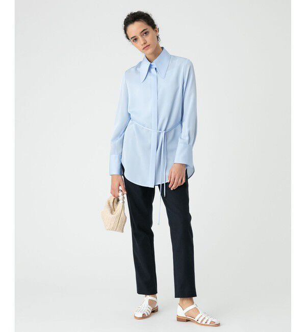 LOULOU WILLOUGHBY「【LOULOU WILLOUGHBY】ドビーストレッチテーパードパンツ」|その他|