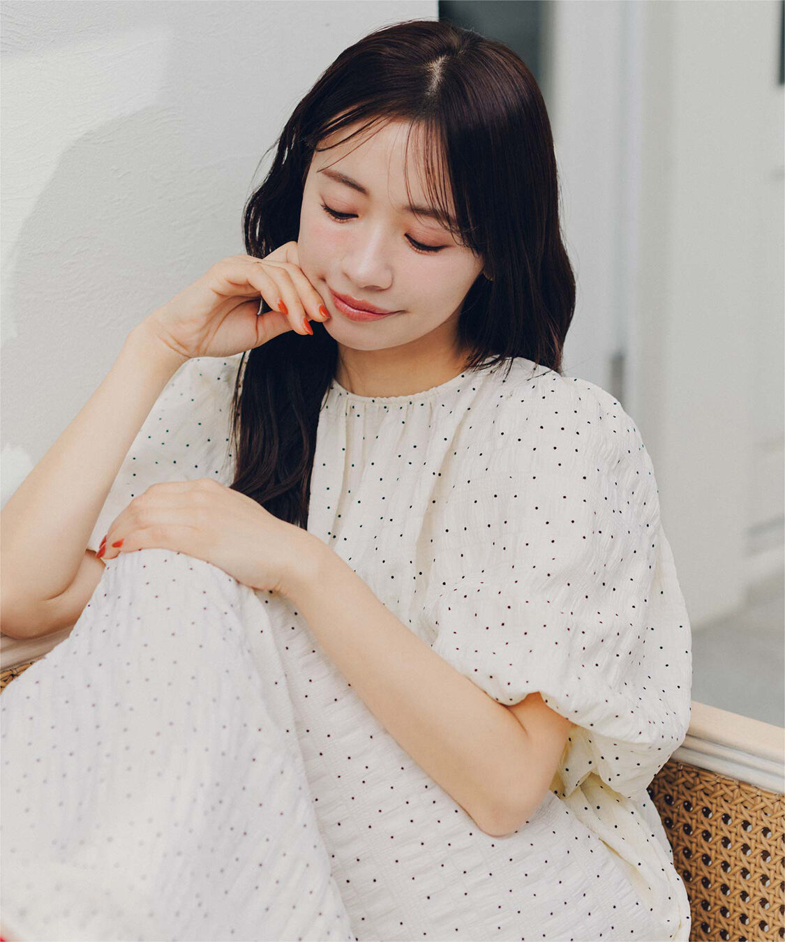 titivate「【赤埴奈津子さんコラボアイテム】エアリーバックリボンワンピース」|ワンピース|