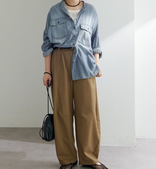  「ストレッチカーブシルエットパンツ」|その他|