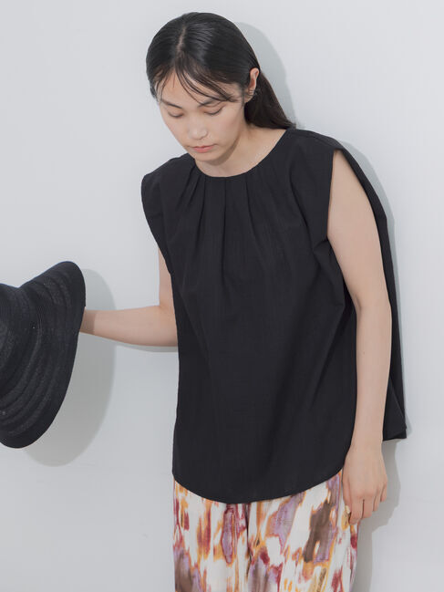 Te chichi「リネンミックスクレープブラウス(セットアップ可)」|シャツ・ブラウス|