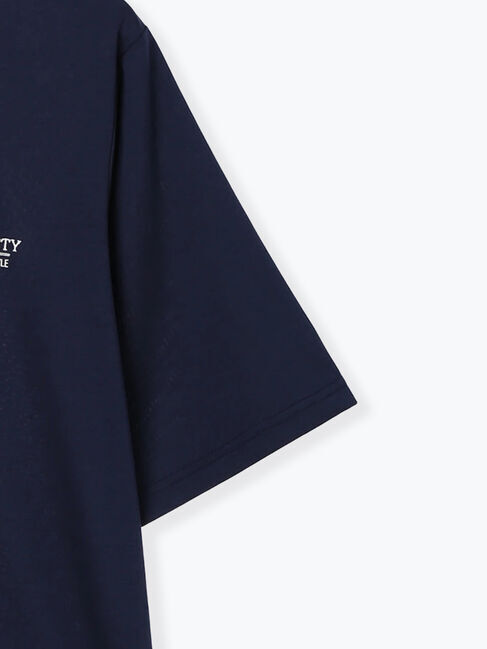 Samansa Mos2「刺繍&プリントロゴTシャツ」|Tシャツ・カットソー|