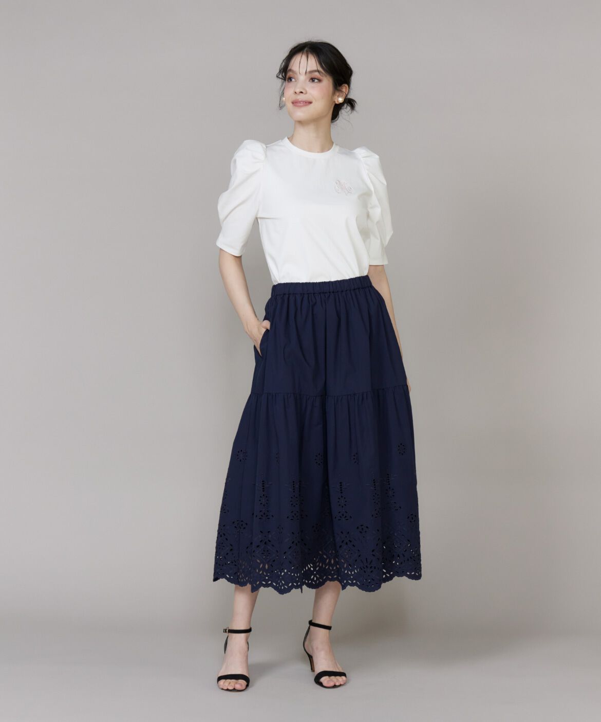 Maglie le cassetto「《M Maglie le cassetto》ラッシュガードレーススカート《UVカット・撥水加工》」|スカート|