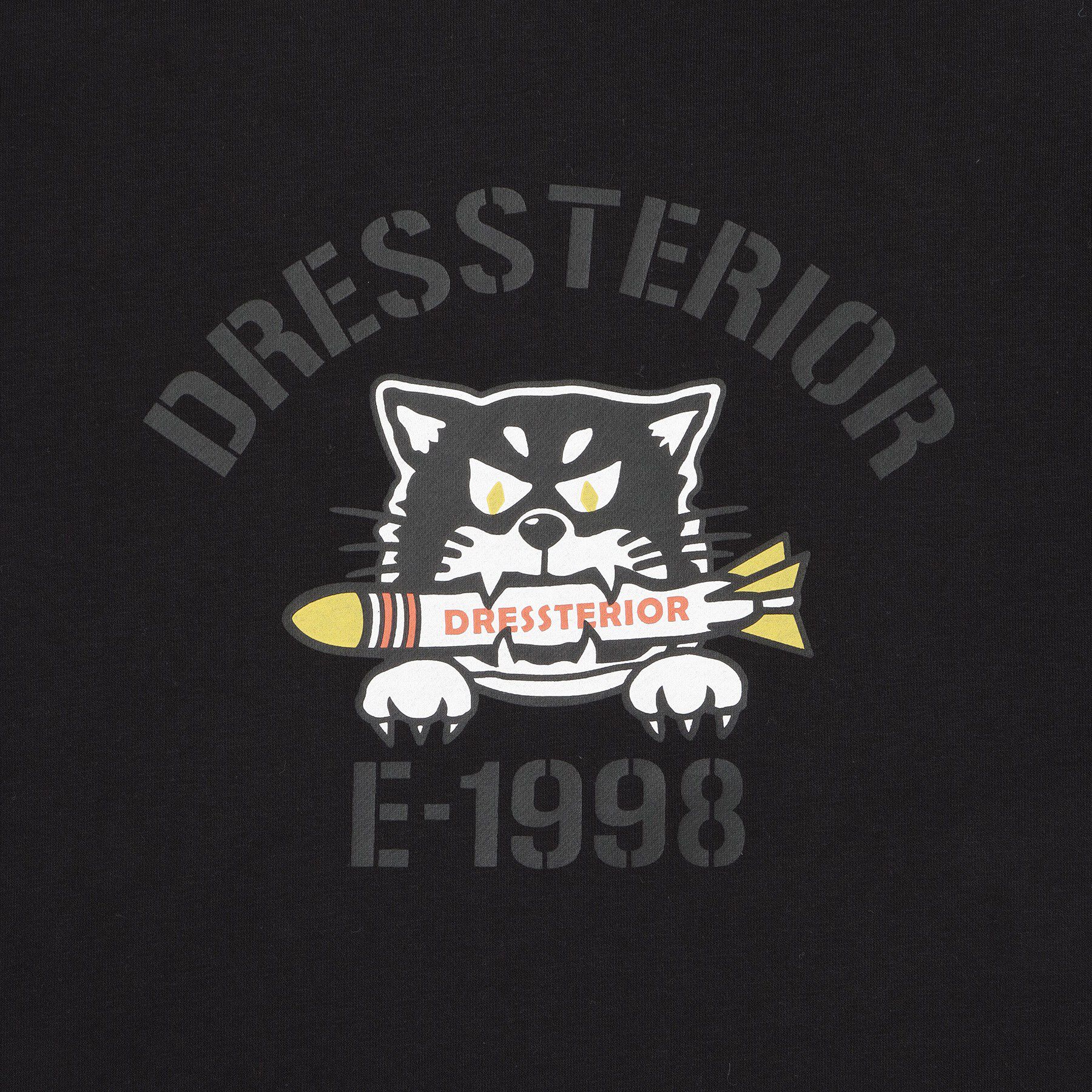 DRESSTERIOR「ミサイルキャット 裏起毛スウェットクルーネックTシャツ」|Tシャツ・カットソー|