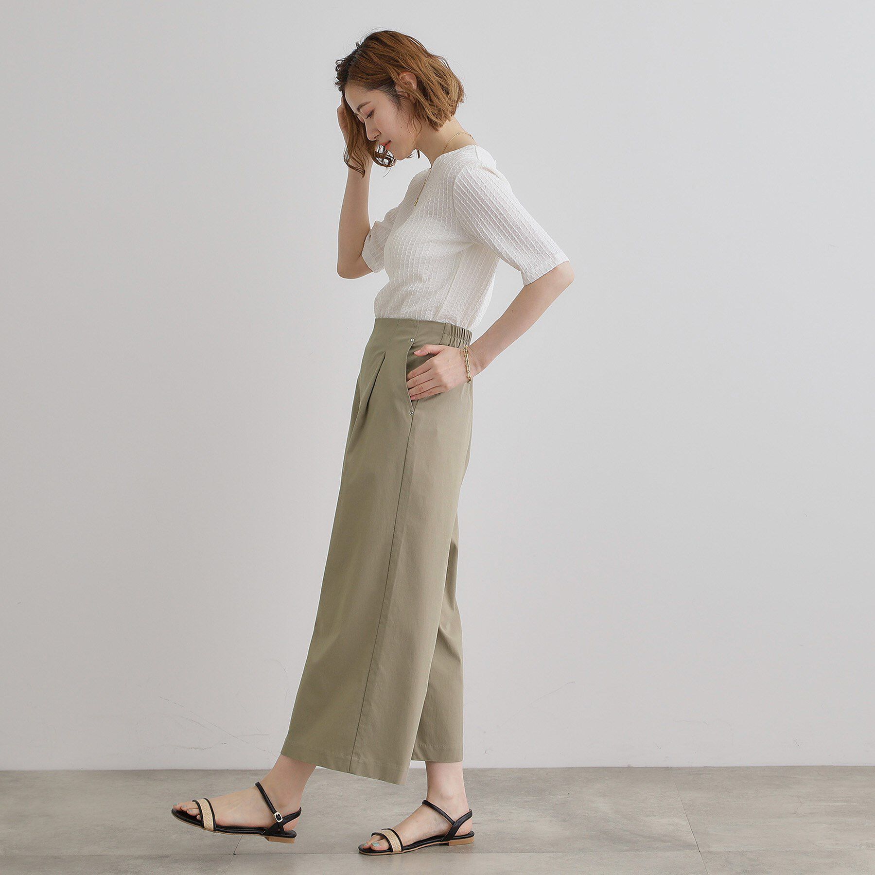 grove「サマーハイパーストレッチワイドパンツ」|その他|
