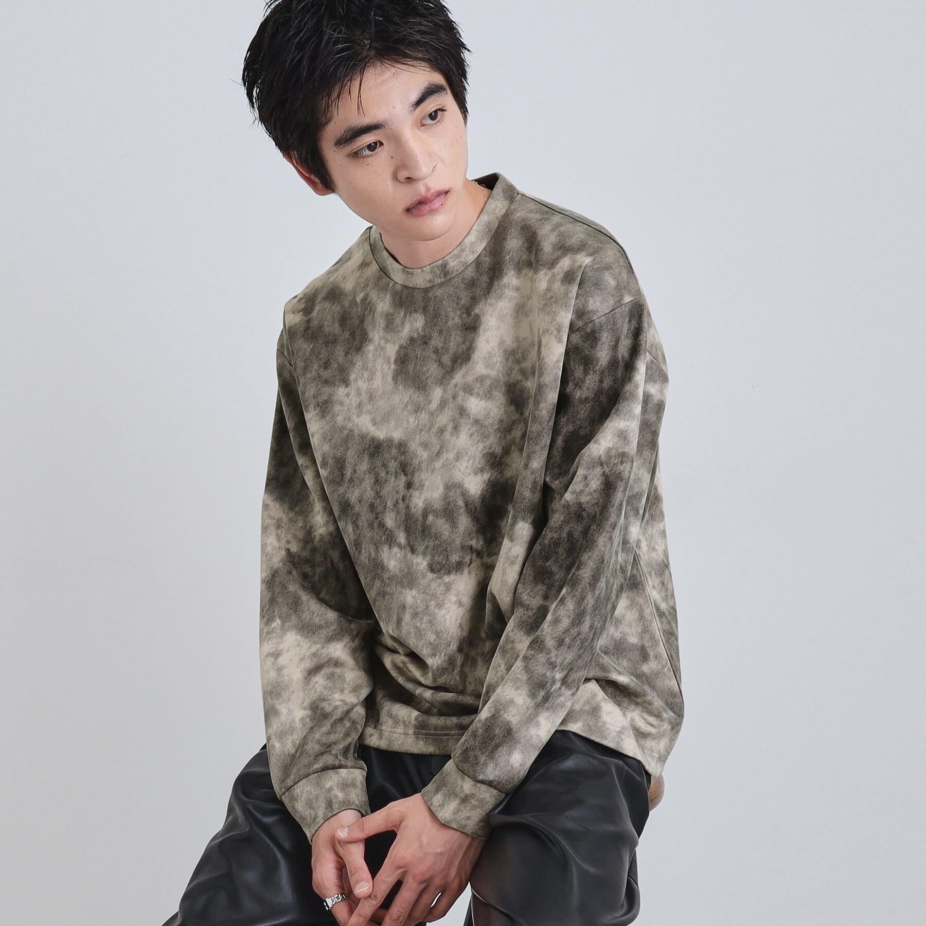 tk.TAKEO KIKUCHI「ヴィンテージライクプリント クルーネックカットソー」|Tシャツ・カットソー|