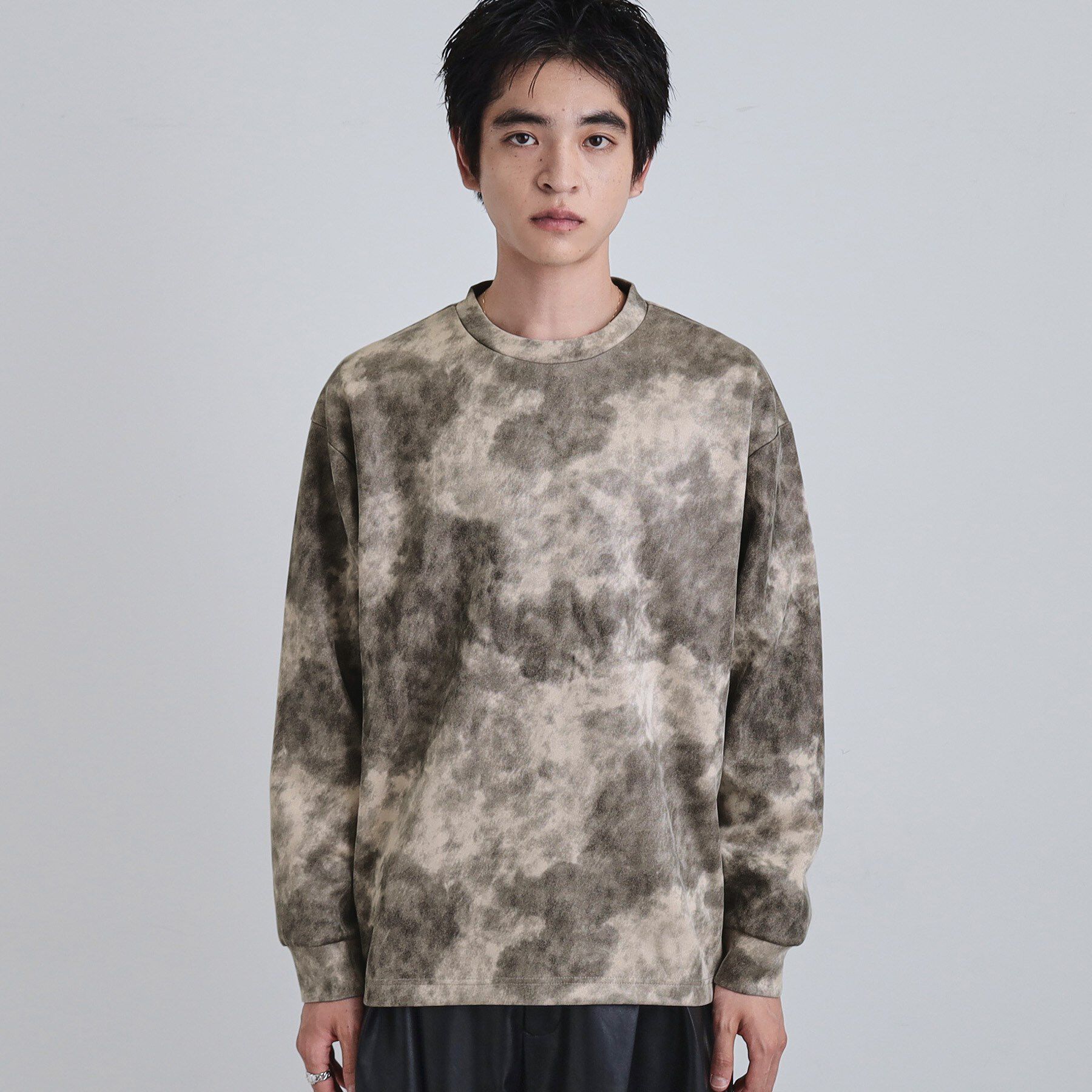tk.TAKEO KIKUCHI「ヴィンテージライクプリント クルーネックカットソー」|Tシャツ・カットソー|