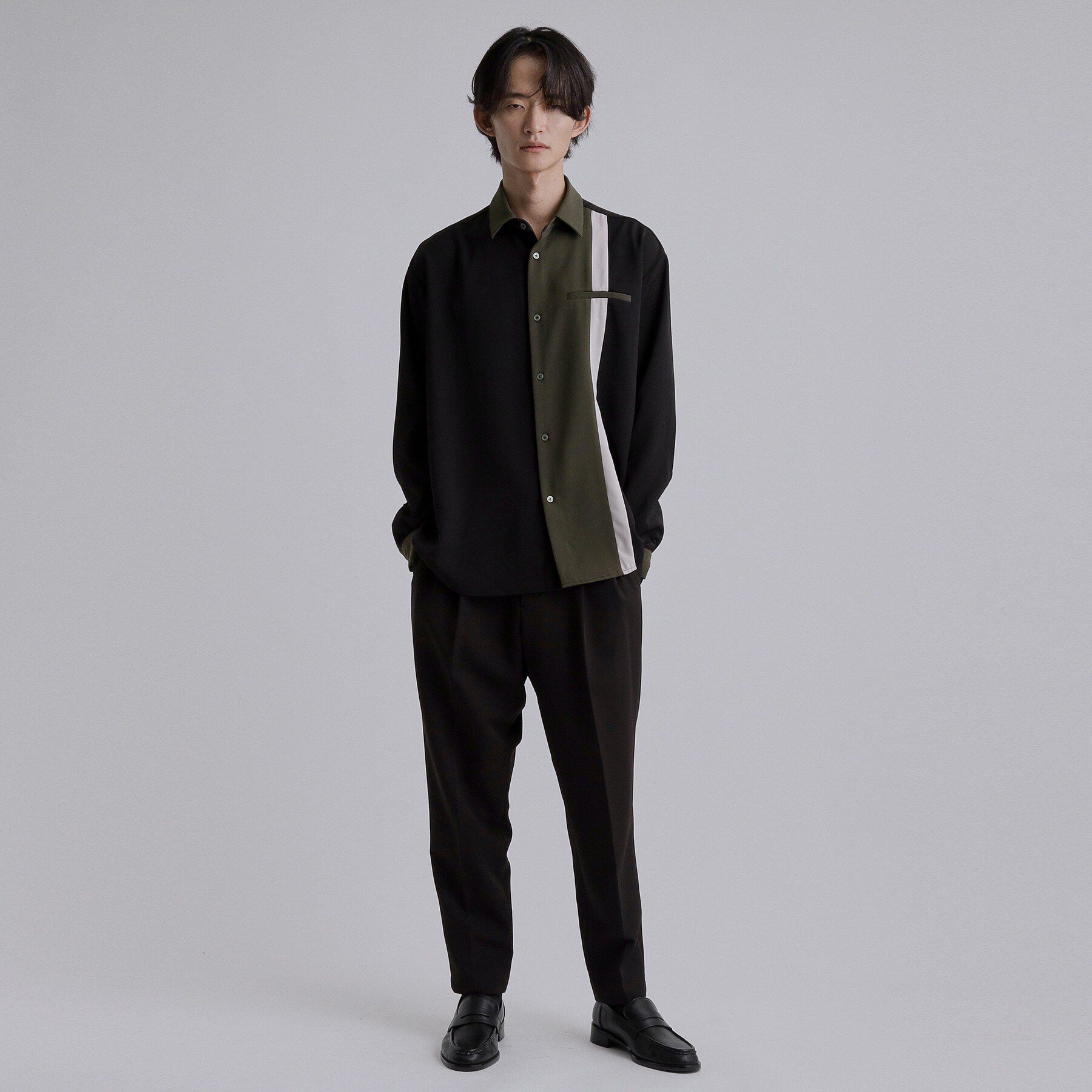 tk.TAKEO KIKUCHI「ブロッキングシャツ」|シャツ・ブラウス|