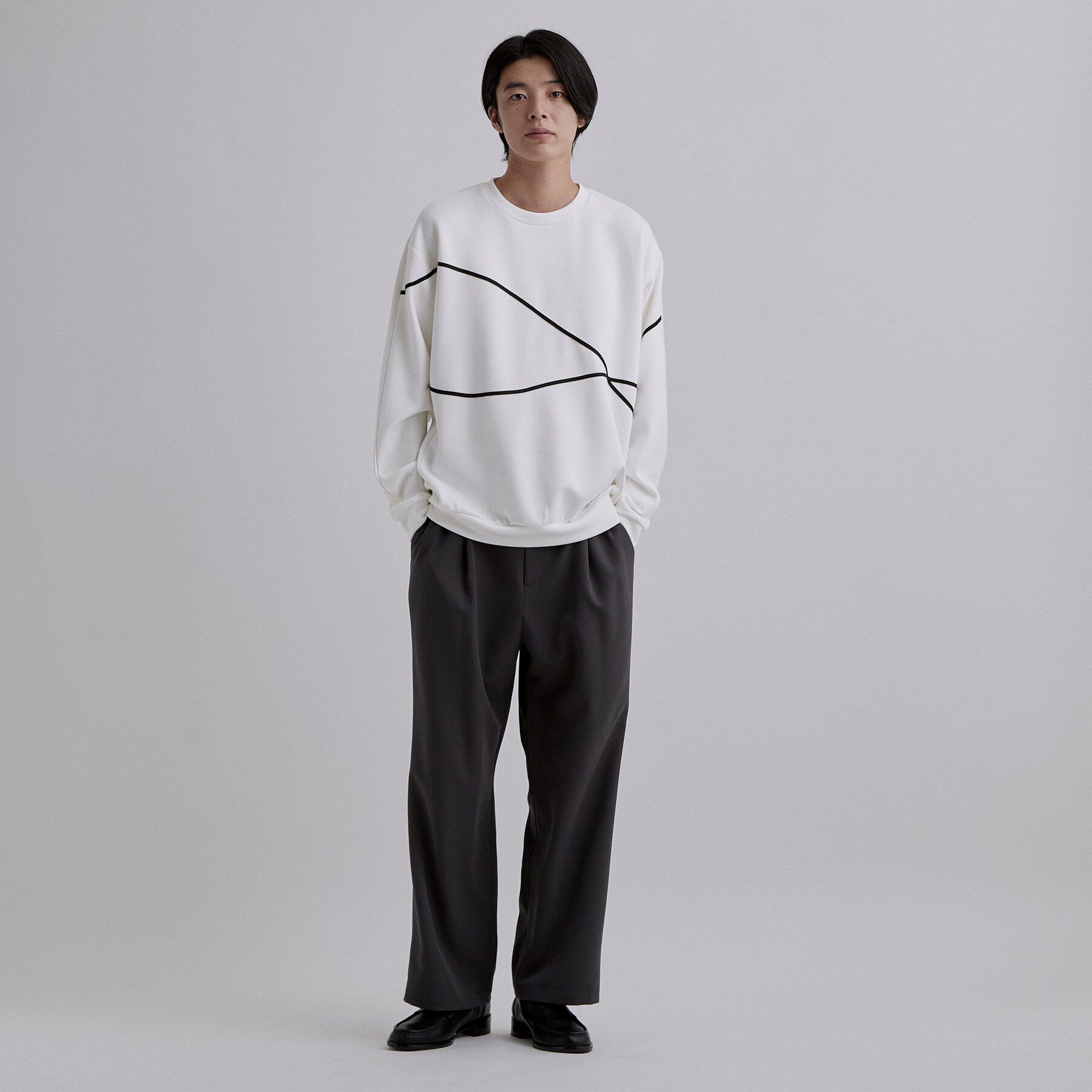 tk.TAKEO KIKUCHI「コードエンブロスウェット」|パーカー|