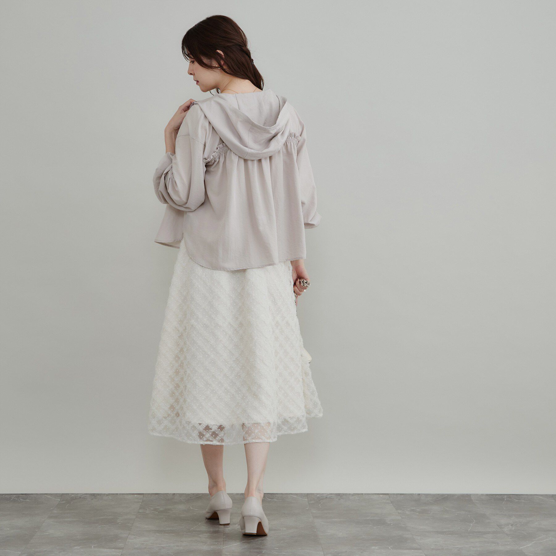 Couture broach「【大人可愛いフーディー】愛されシアーシャツ」|シャツ・ブラウス|