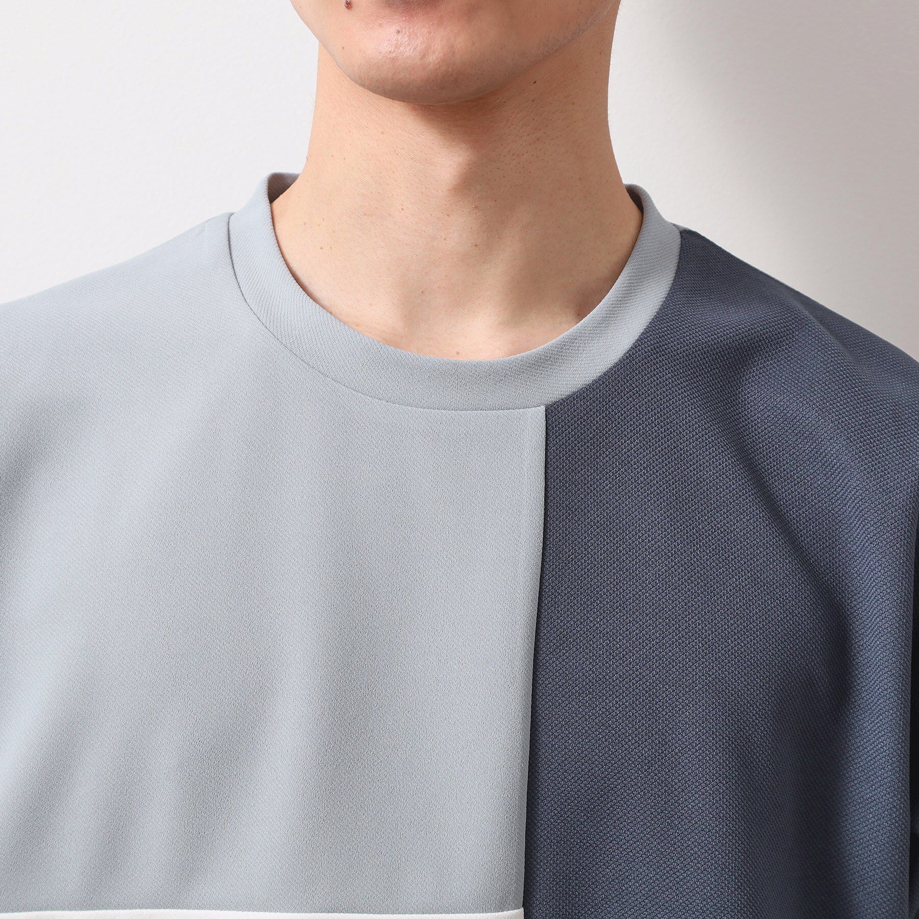 THE SHOP TK「ツイルブロッキング 半袖Tシャツ 洗濯機OK」|Tシャツ・カットソー|