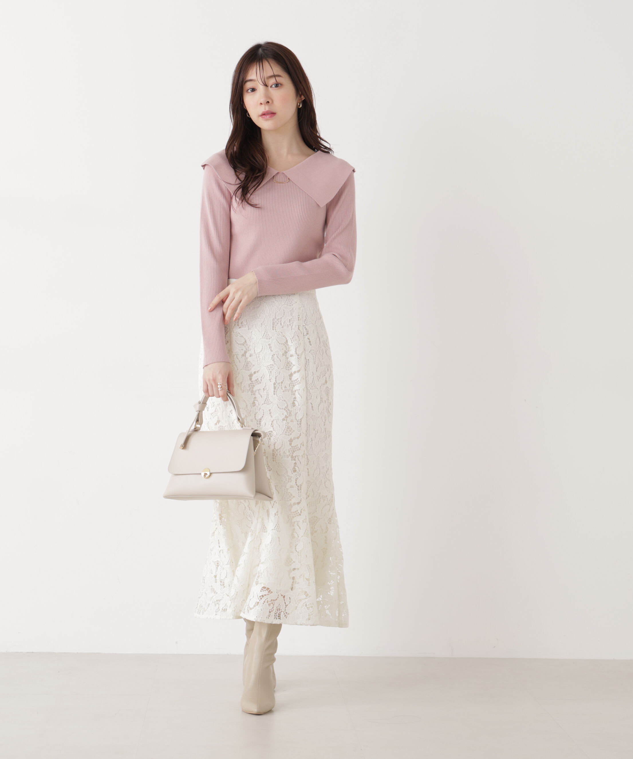 PROPORTION BODY DRESSING「レースマーメイドスカート　26SS」|スカート|