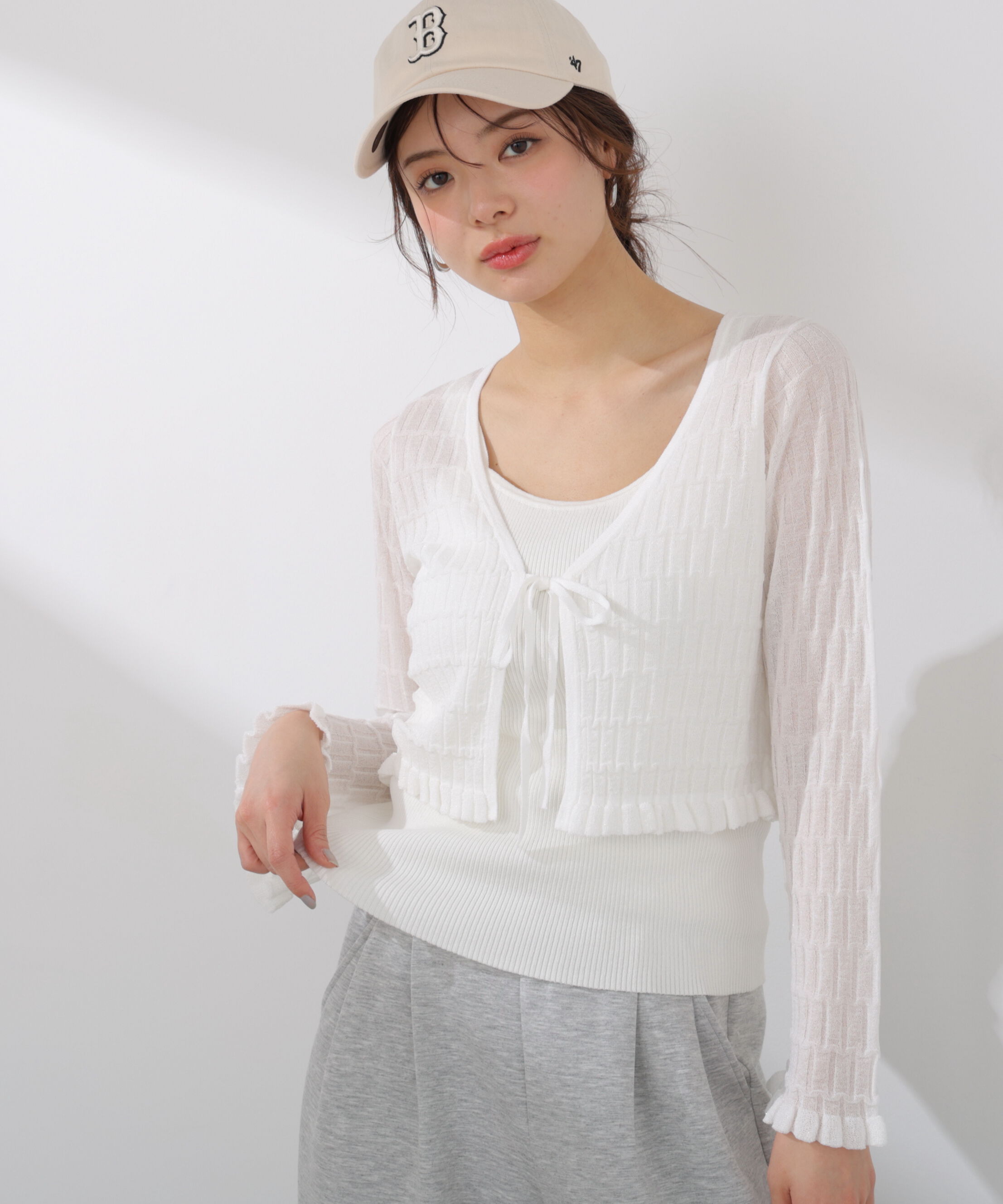 PROPORTION BODY DRESSING「ラメシアーニットアンサンブル 26SS」|ニット・セーター|