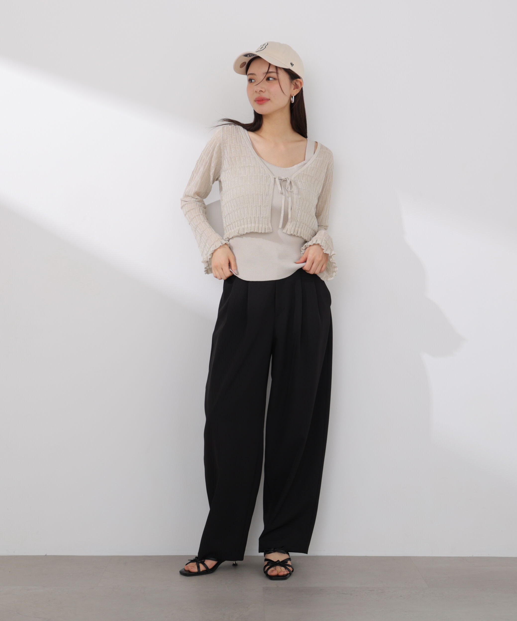 PROPORTION BODY DRESSING「ラメシアーニットアンサンブル 26SS」|ニット・セーター|