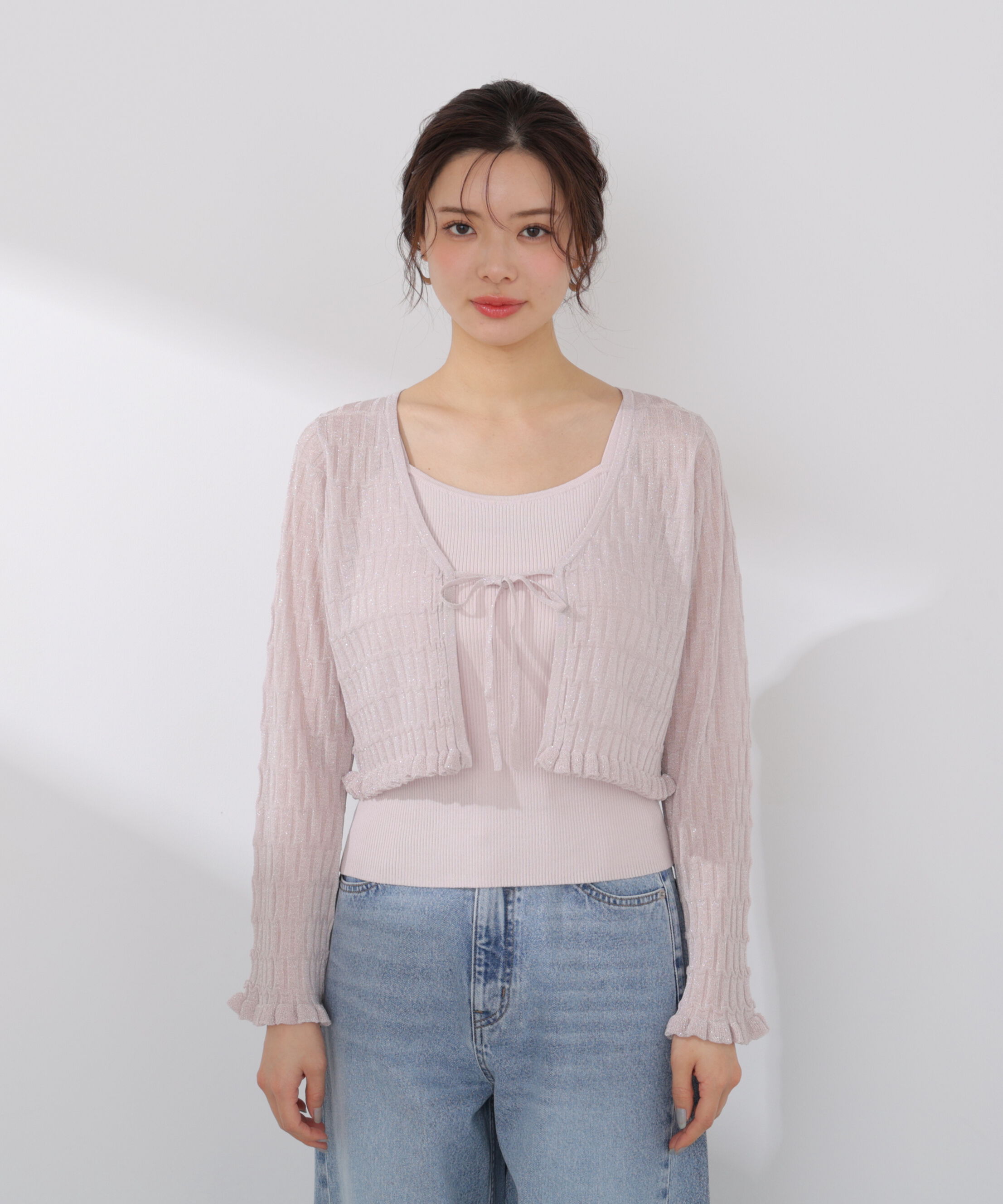 PROPORTION BODY DRESSING「ラメシアーニットアンサンブル 26SS」|ニット・セーター|