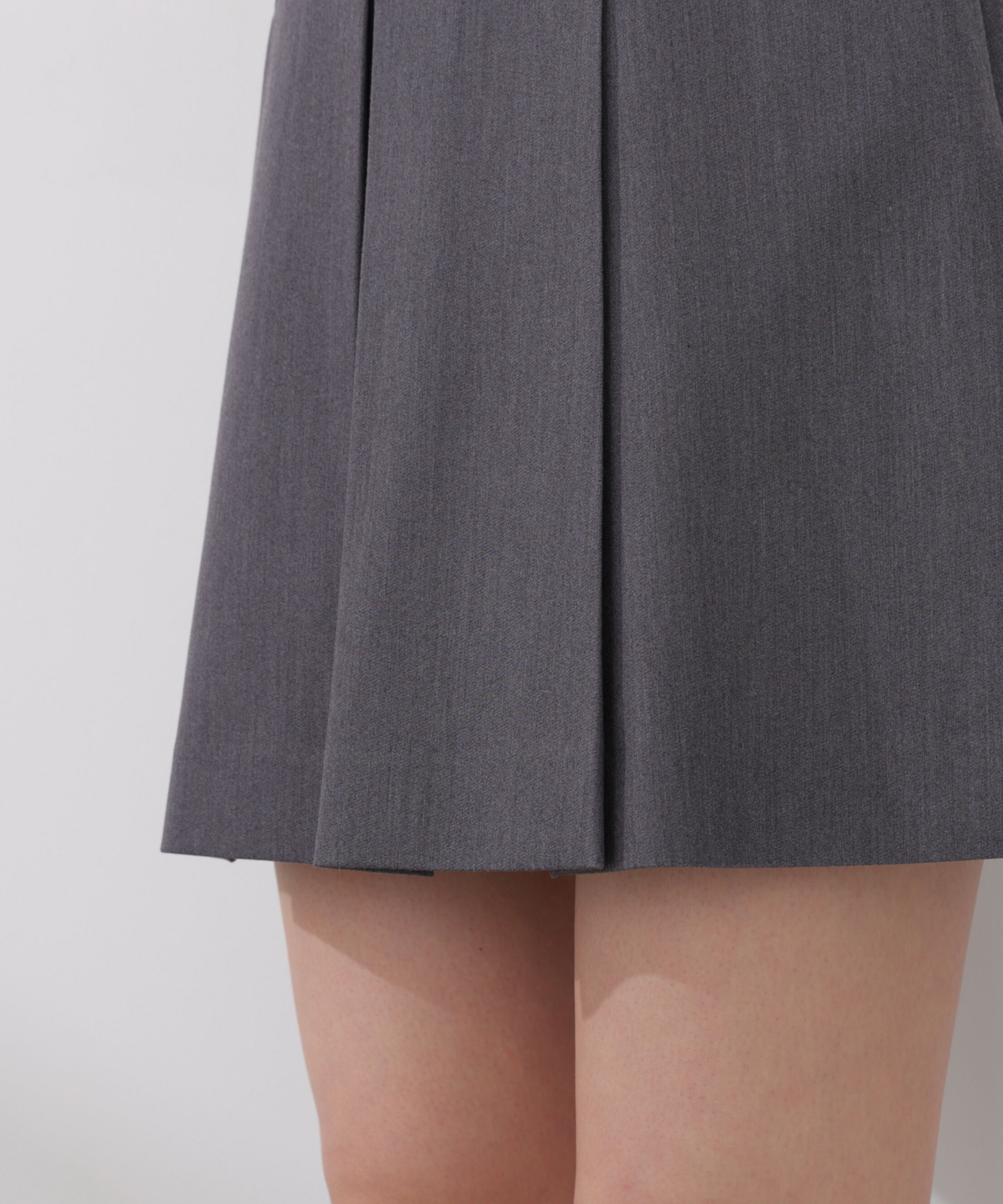 PROPORTION BODY DRESSING「＜加藤栞さん着用＞＜EDIT COLOGNE＞タックミニスカート」|スカート|
