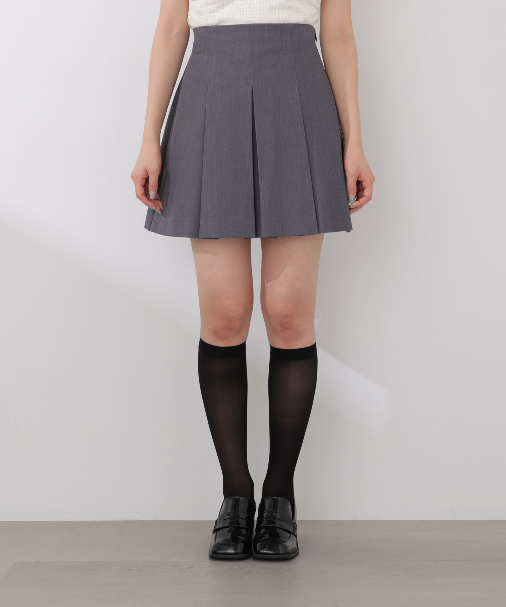 PROPORTION BODY DRESSING「＜加藤栞さん着用＞＜EDIT COLOGNE＞タックミニスカート」|スカート|