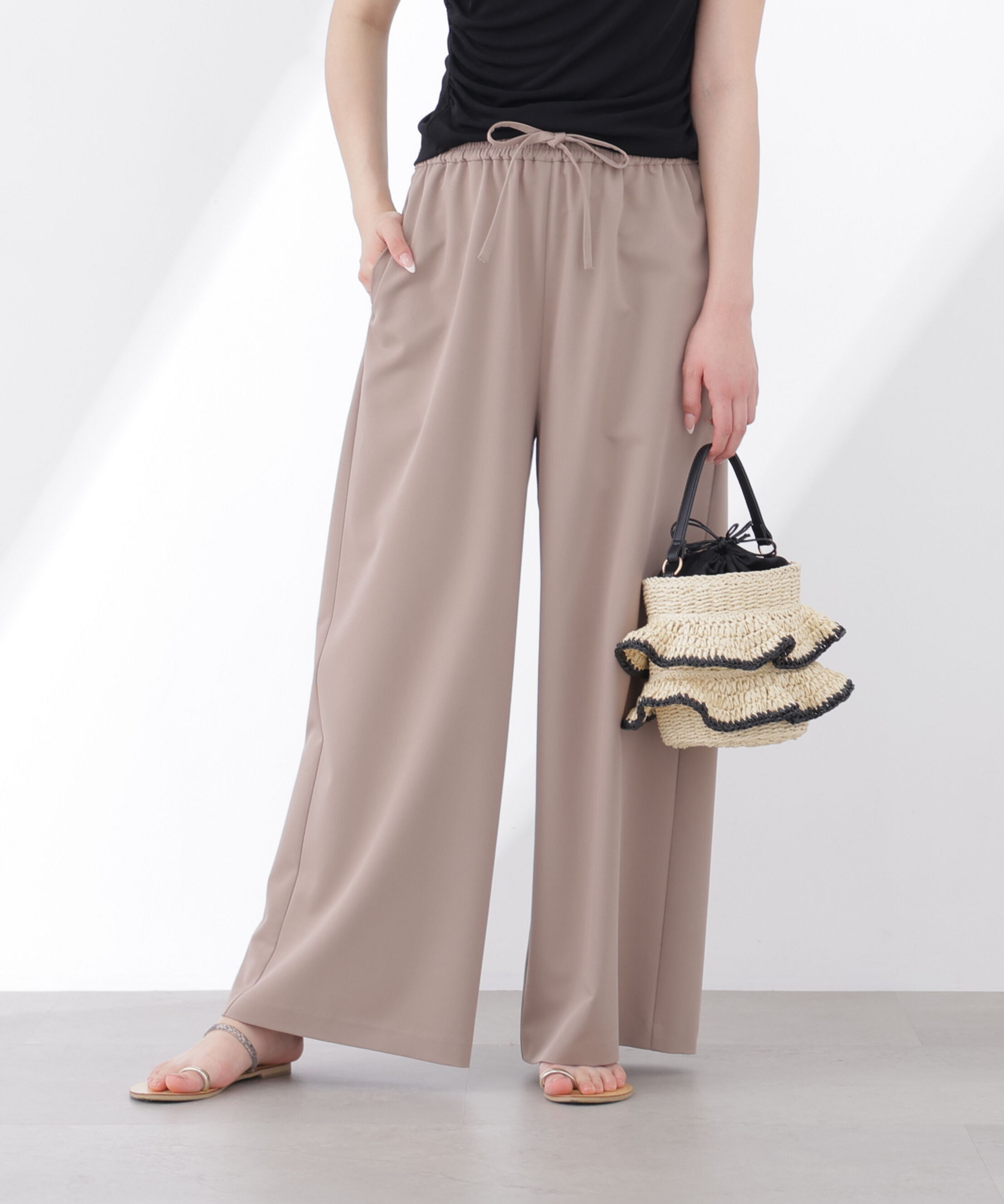 PROPORTION BODY DRESSING「＜中川紅葉さん着用＞〈a/mie〉ワイドイージーパンツ」|その他|