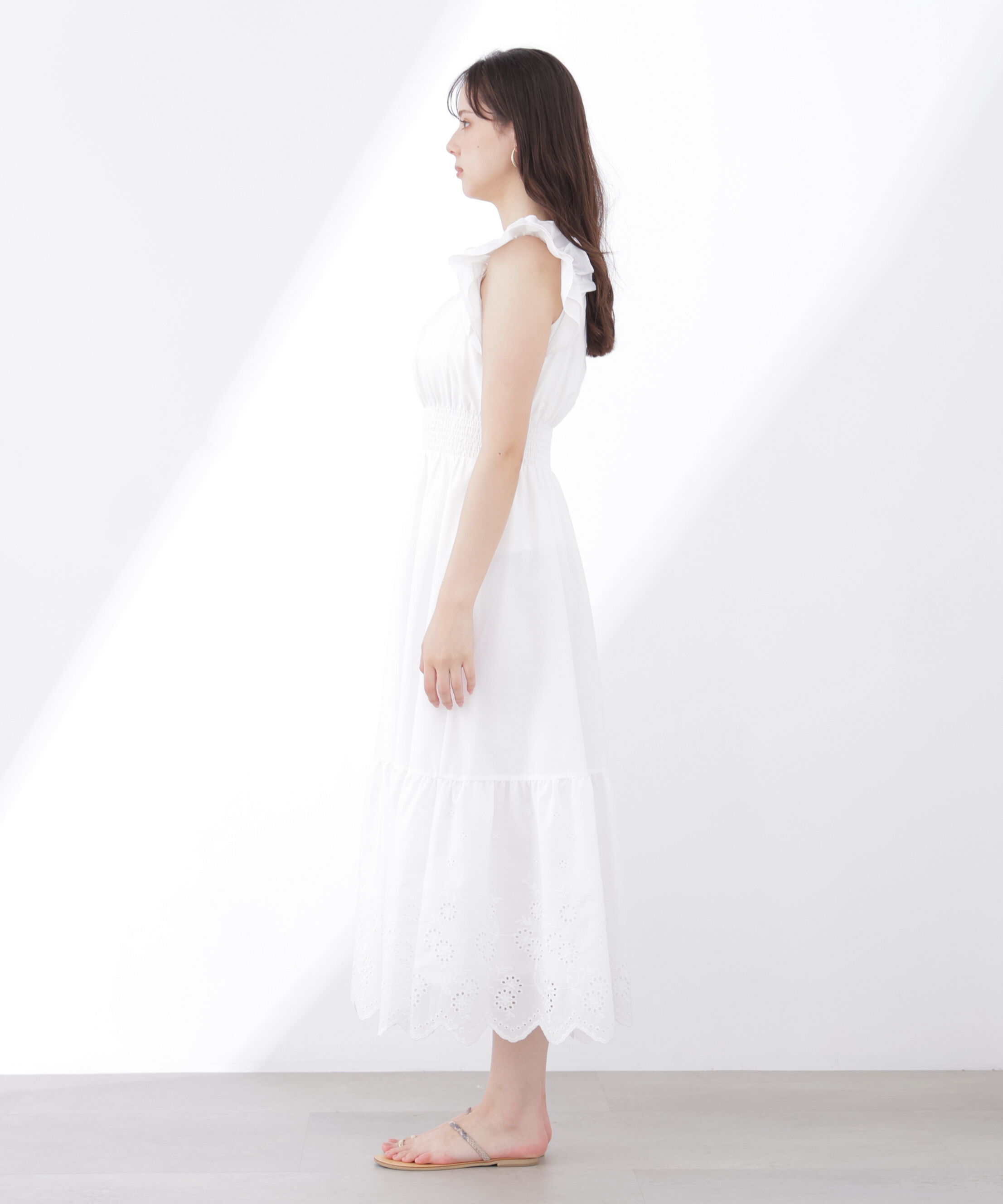 PROPORTION BODY DRESSING「〈EDIT COLOGNE〉コットンエンブロイダリーワンピース」|ワンピース|