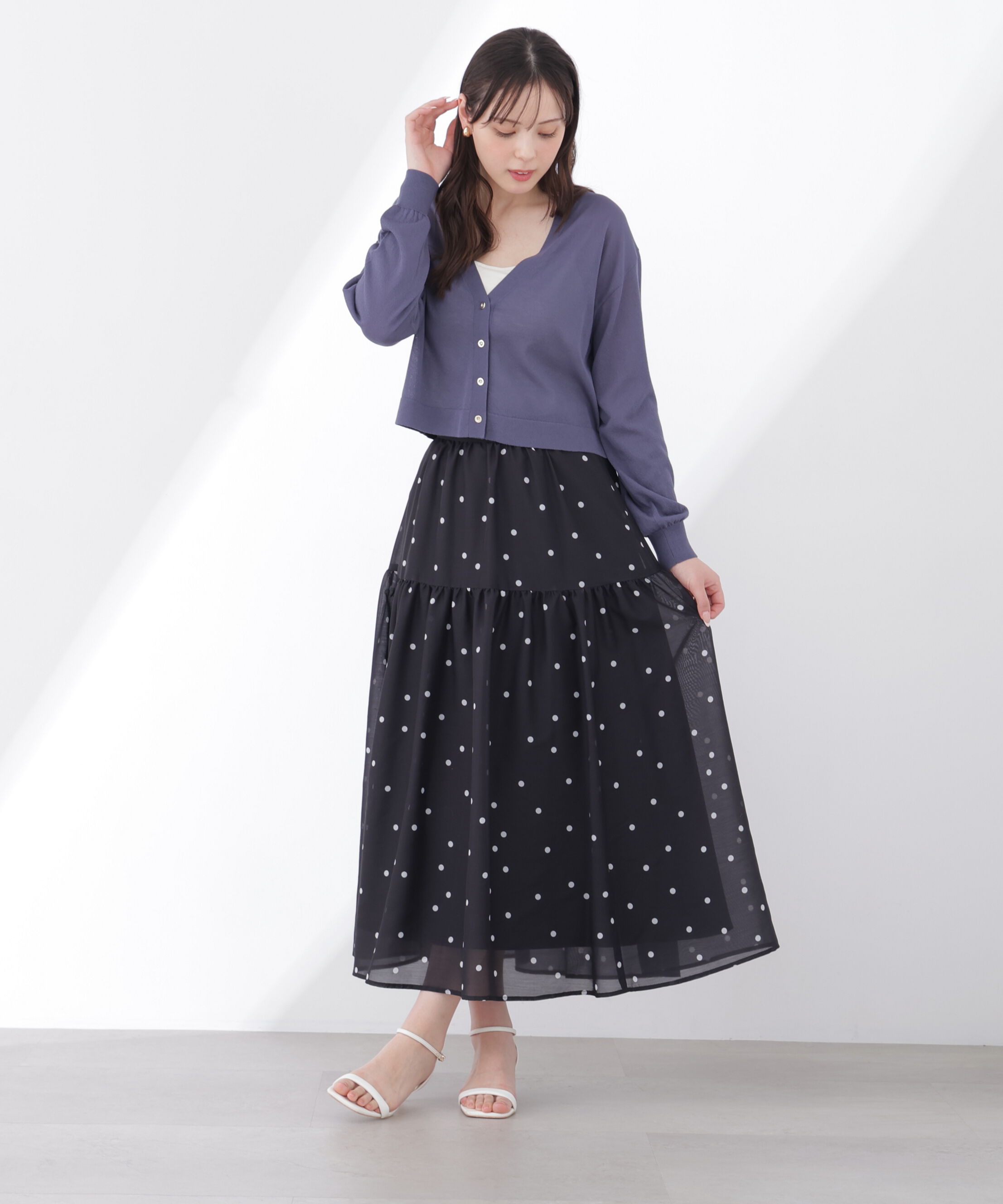 PROPORTION BODY DRESSING「＜青島心さん着用＞＜UVカット＞シアーカーディガン」|カーディガン|