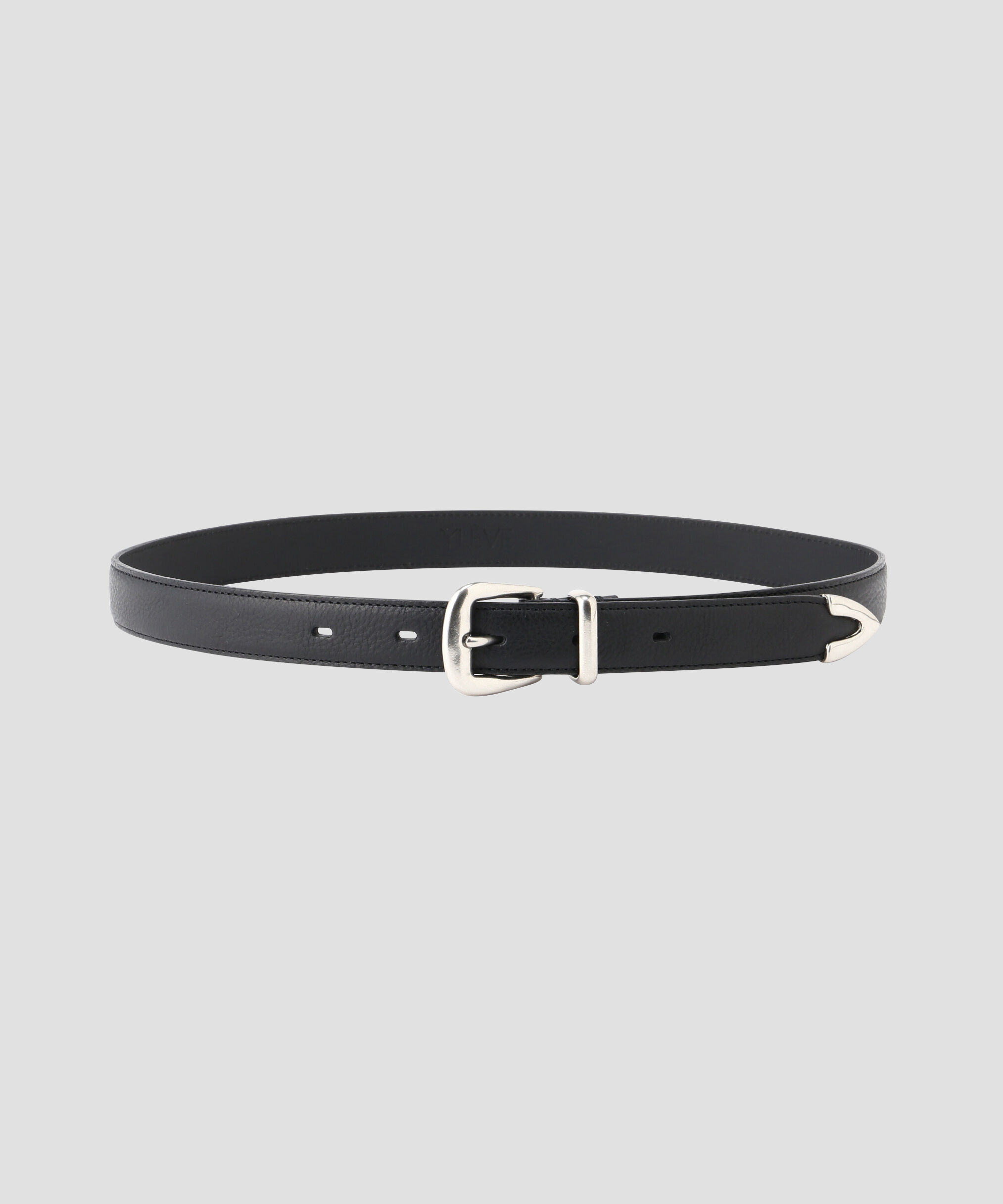 YLEVE 「YLEVE / LEATHER WESTERN BELT」|ベルト|ブラック