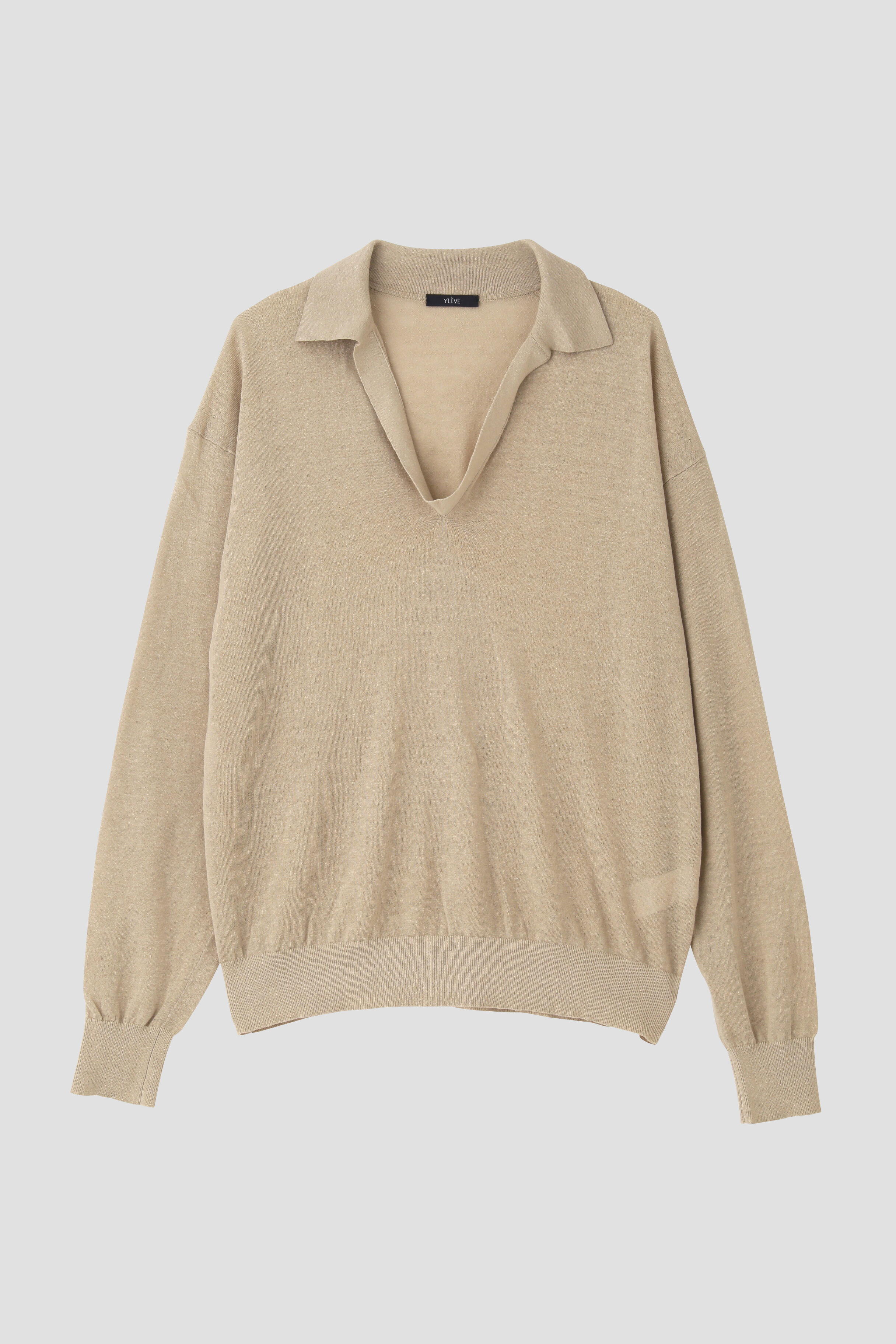 YLEVE 「YLEVE / LINEN COTTON SKIPPER KNIT PULL OVER」|ニット・セーター|