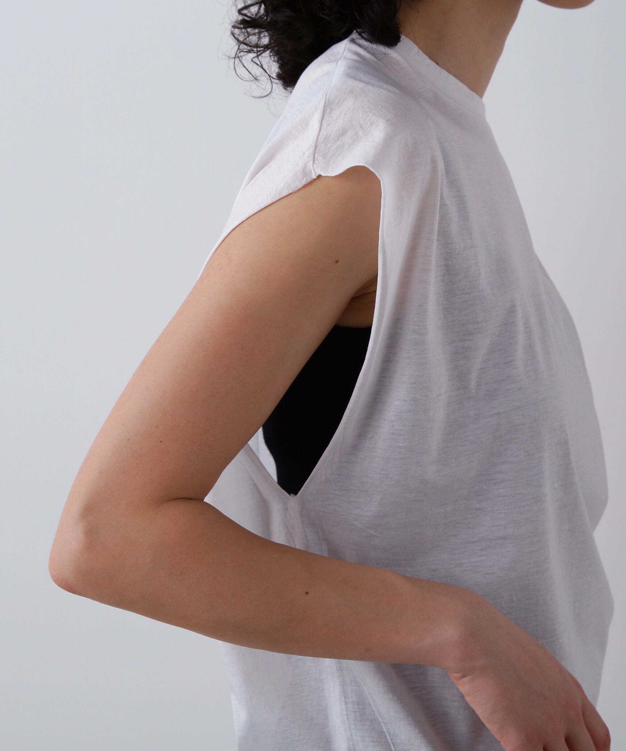 YLEVE 「YLEVE / COTTON SHEER JERSEY SLEEVELESS」|Tシャツ・カットソー|