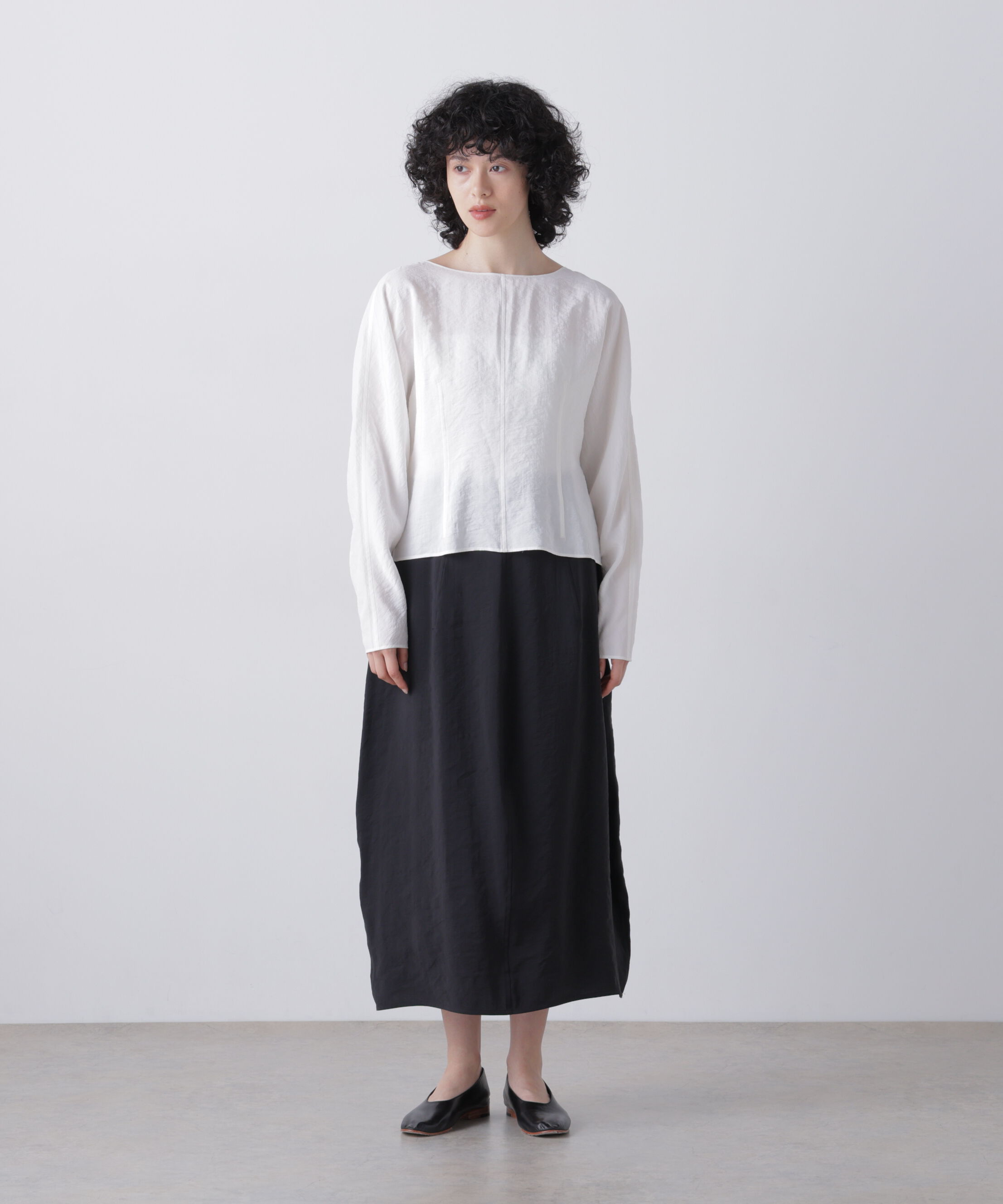 YLEVE 「YLEVE / RAYON-POLYESTER BROAD SKIRT」|スカート|