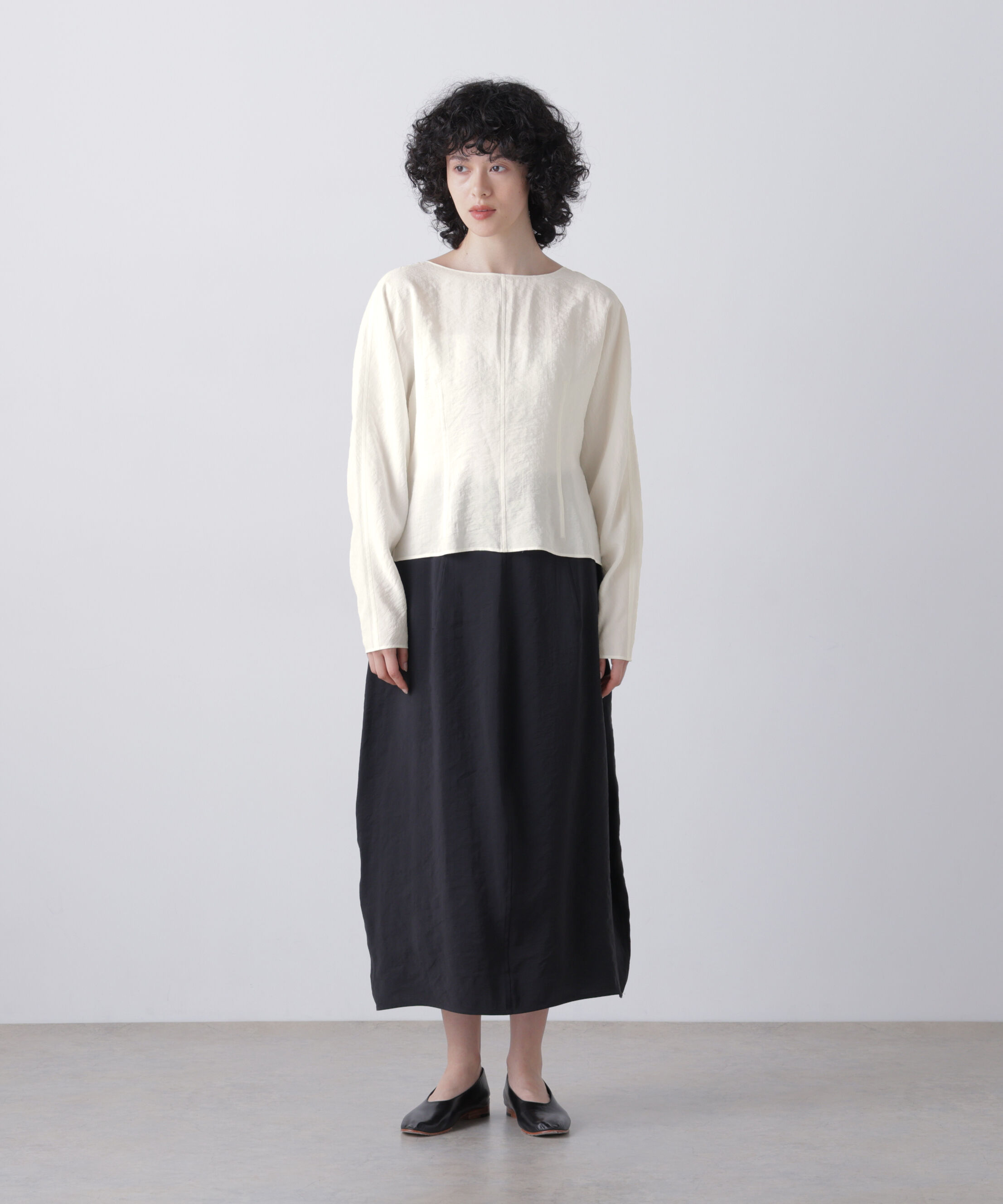 YLEVE 「YLEVE / RAYON-POLYESTER BROAD BLOUSE」|シャツ・ブラウス|
