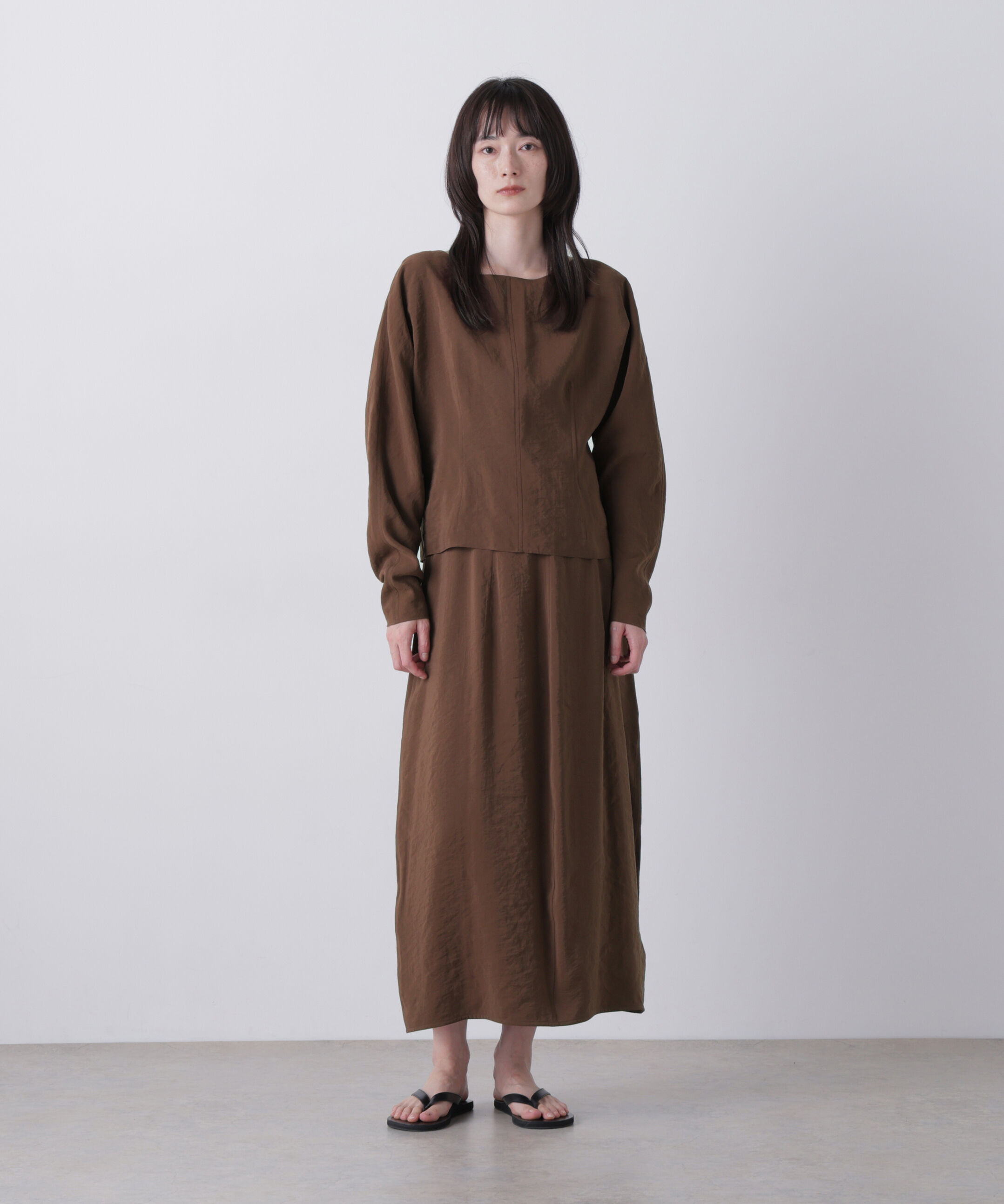 YLEVE 「YLEVE / RAYON-POLYESTER BROAD BLOUSE」|シャツ・ブラウス|