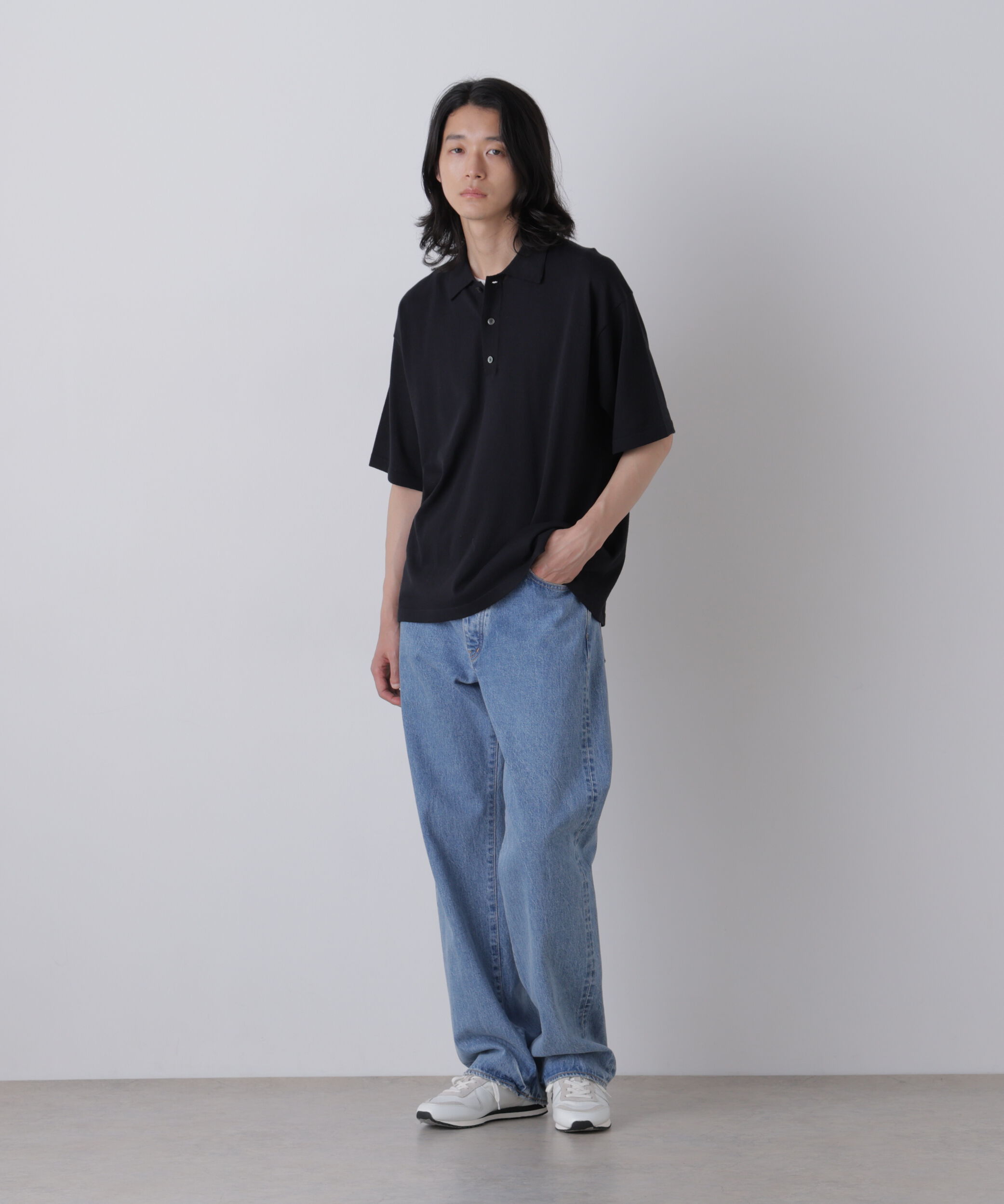 YLEVE 「YLEVE / WASHI COTTON PAPER KNIT POLO」|ニット・セーター|