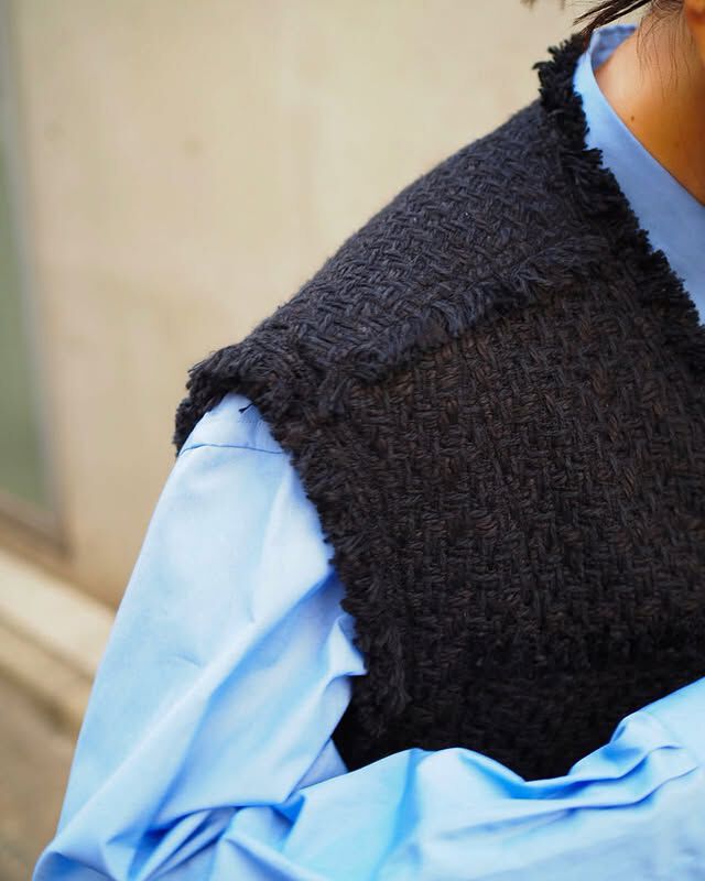 YLEVE 「YLEVE / COTTON LINEN TWEED NO SLEEVE JACKET」|その他|